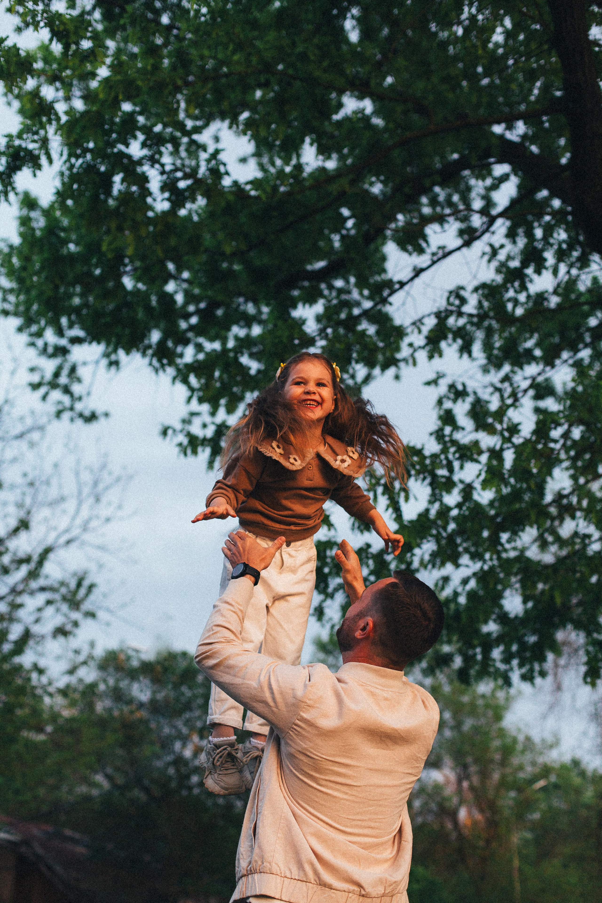 Семейная прогулка в парке. Фотограф Оксана Будко