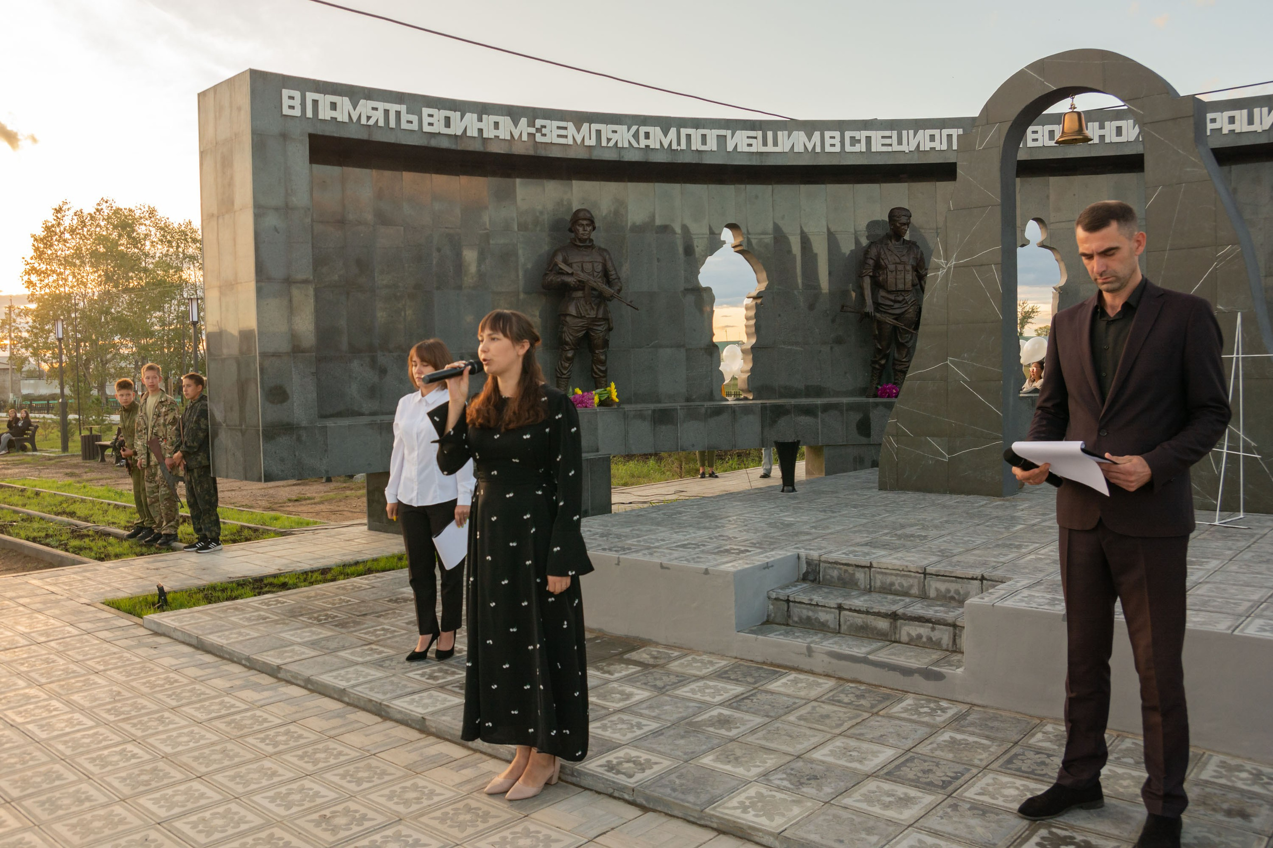 Открытие мемориального комплекса. Фотограф широкого профиля Чита-Цасучей