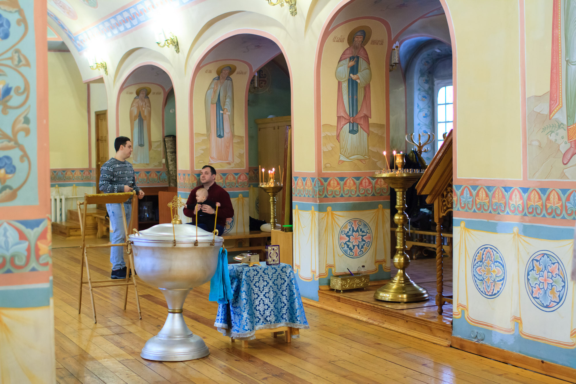 Крещение Тимофея — Церковь Успения Пресвятой Богородицы. Фотограф в Нижнем Новгороде Максим Сизов