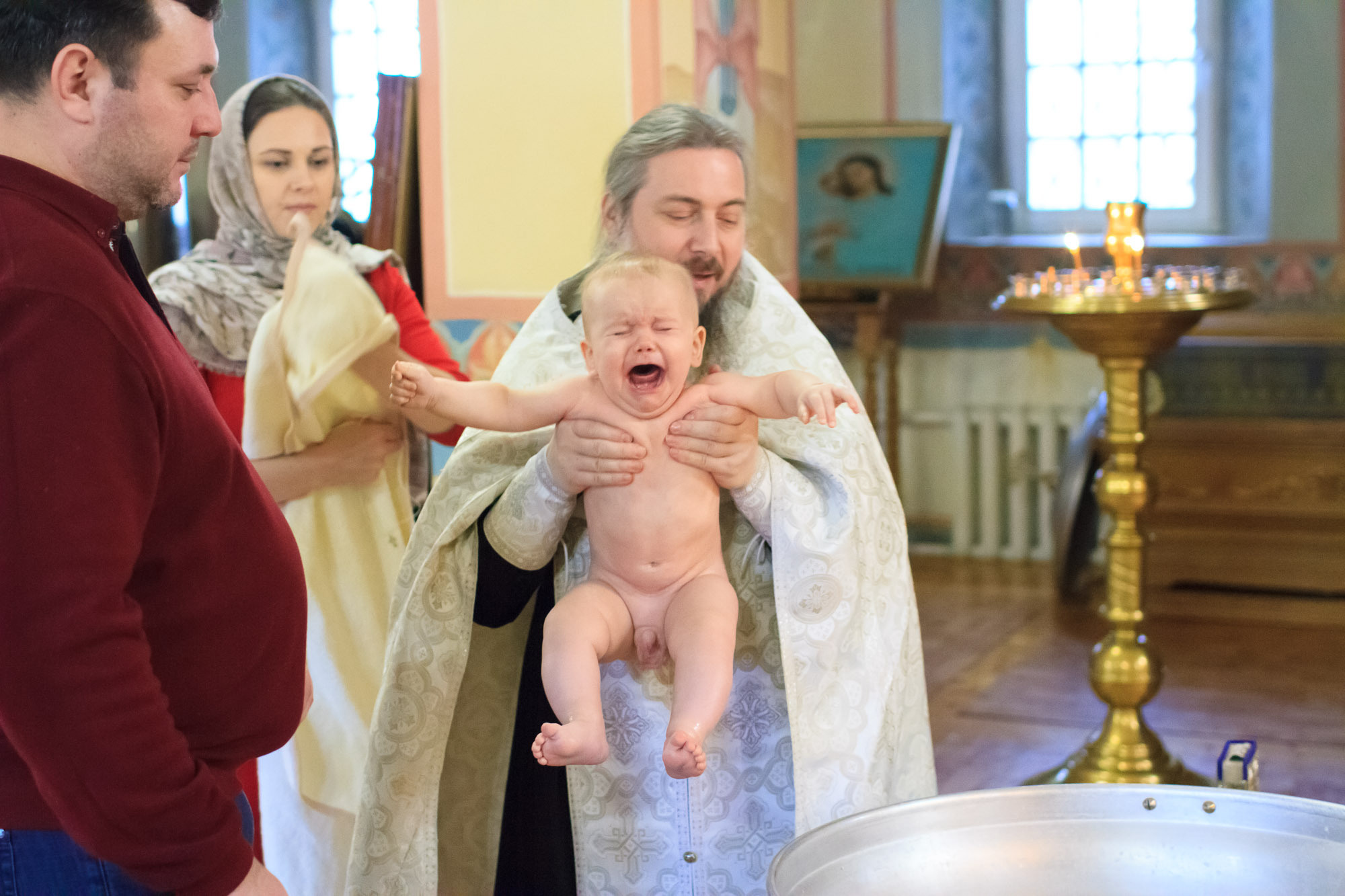 Крещение Тимофея — Церковь Успения Пресвятой Богородицы. Фотограф в Нижнем Новгороде Максим Сизов