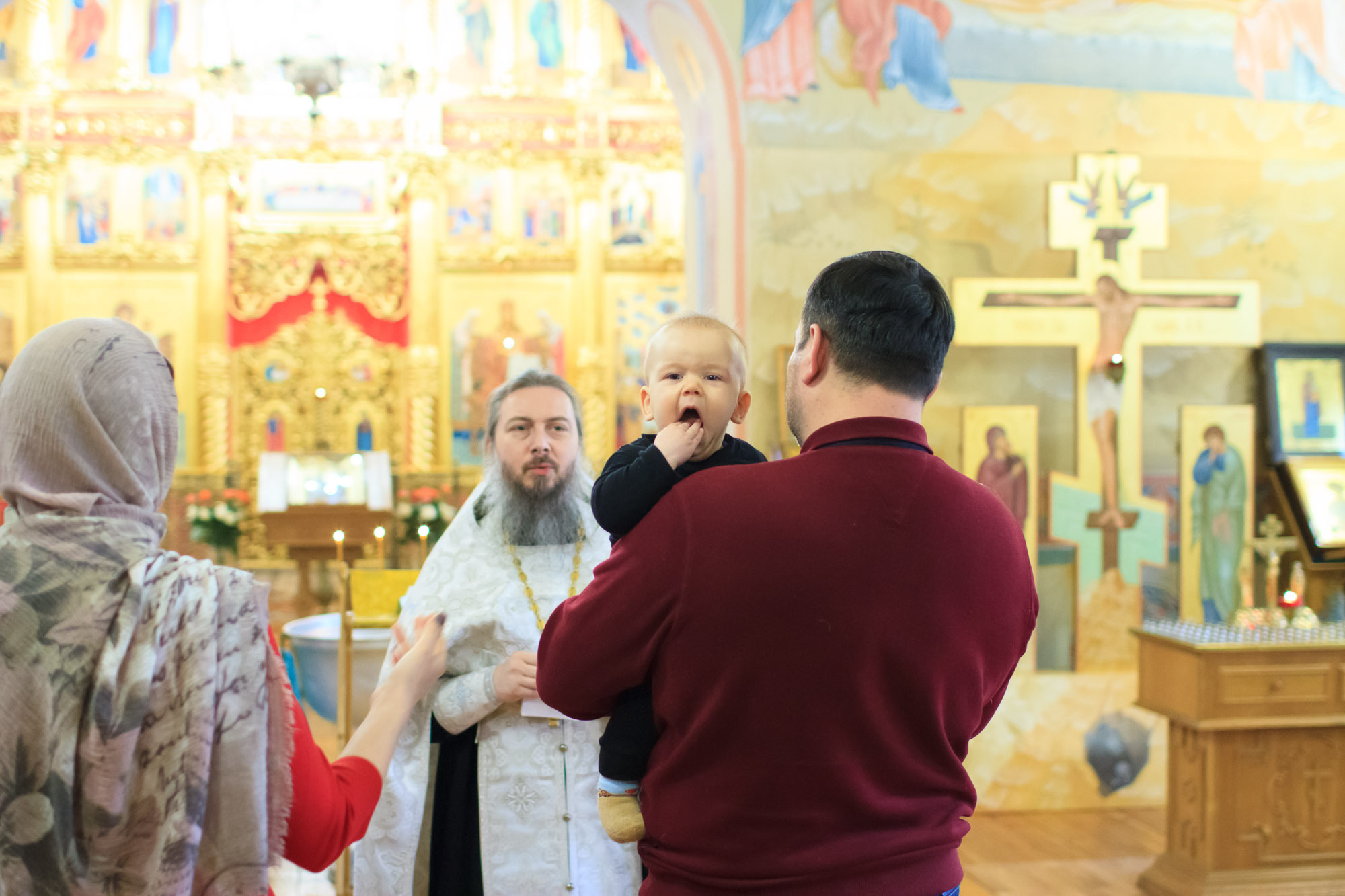 Крещение Тимофея — Церковь Успения Пресвятой Богородицы. Фотограф в Нижнем Новгороде Максим Сизов