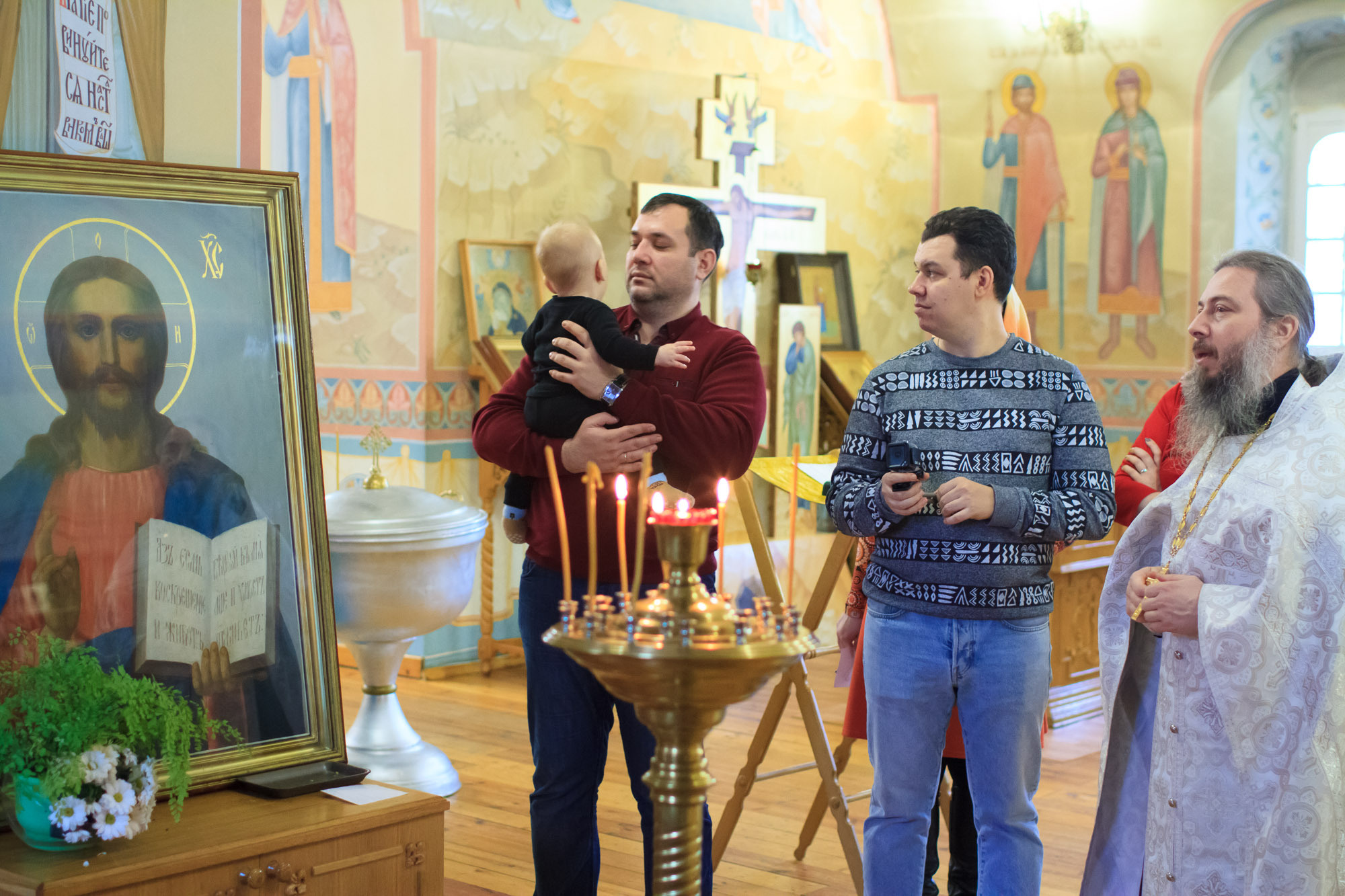 Крещение Тимофея — Церковь Успения Пресвятой Богородицы. Фотограф в Нижнем Новгороде Максим Сизов