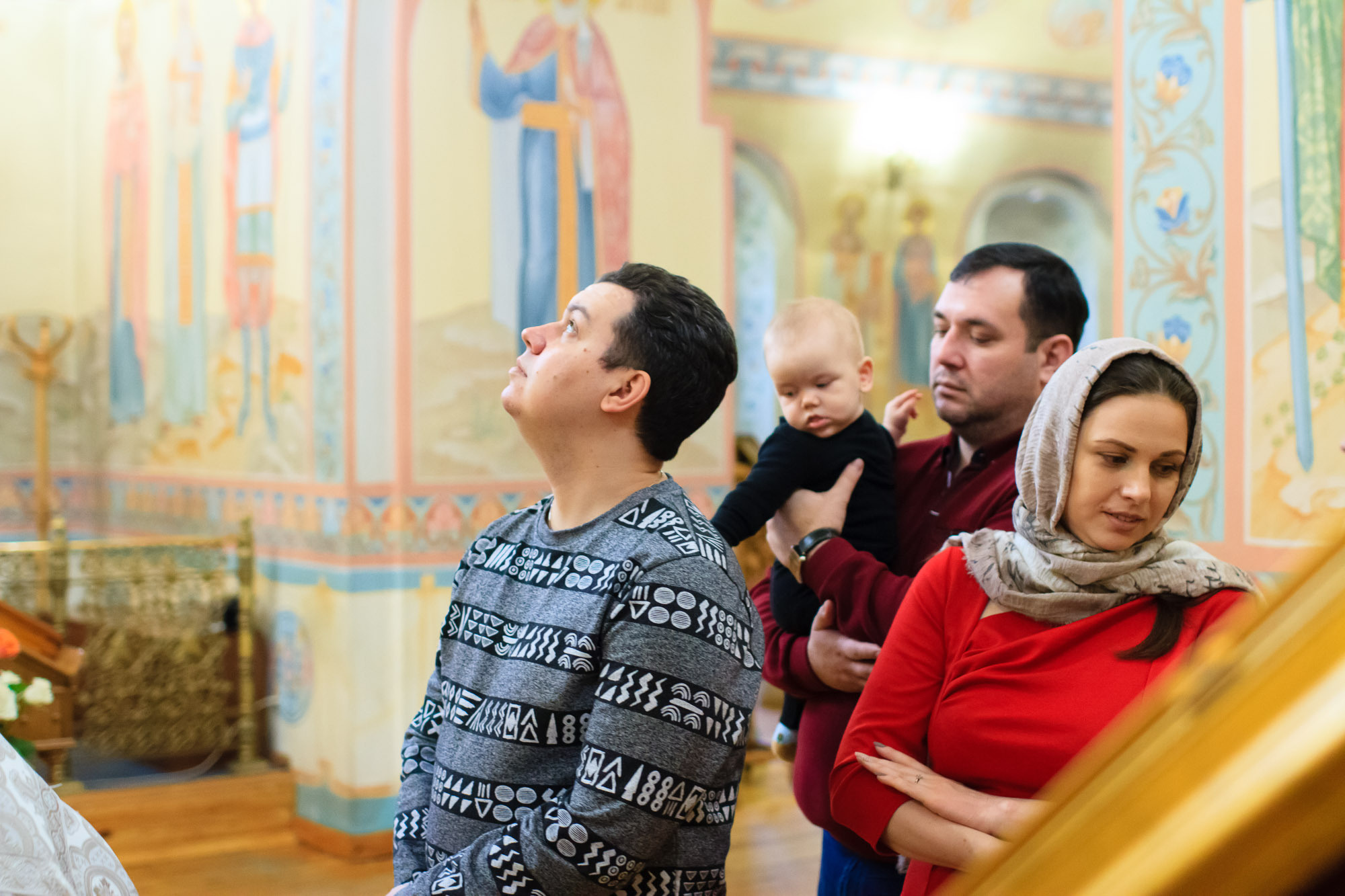 Крещение Тимофея — Церковь Успения Пресвятой Богородицы. Фотограф в Нижнем Новгороде Максим Сизов