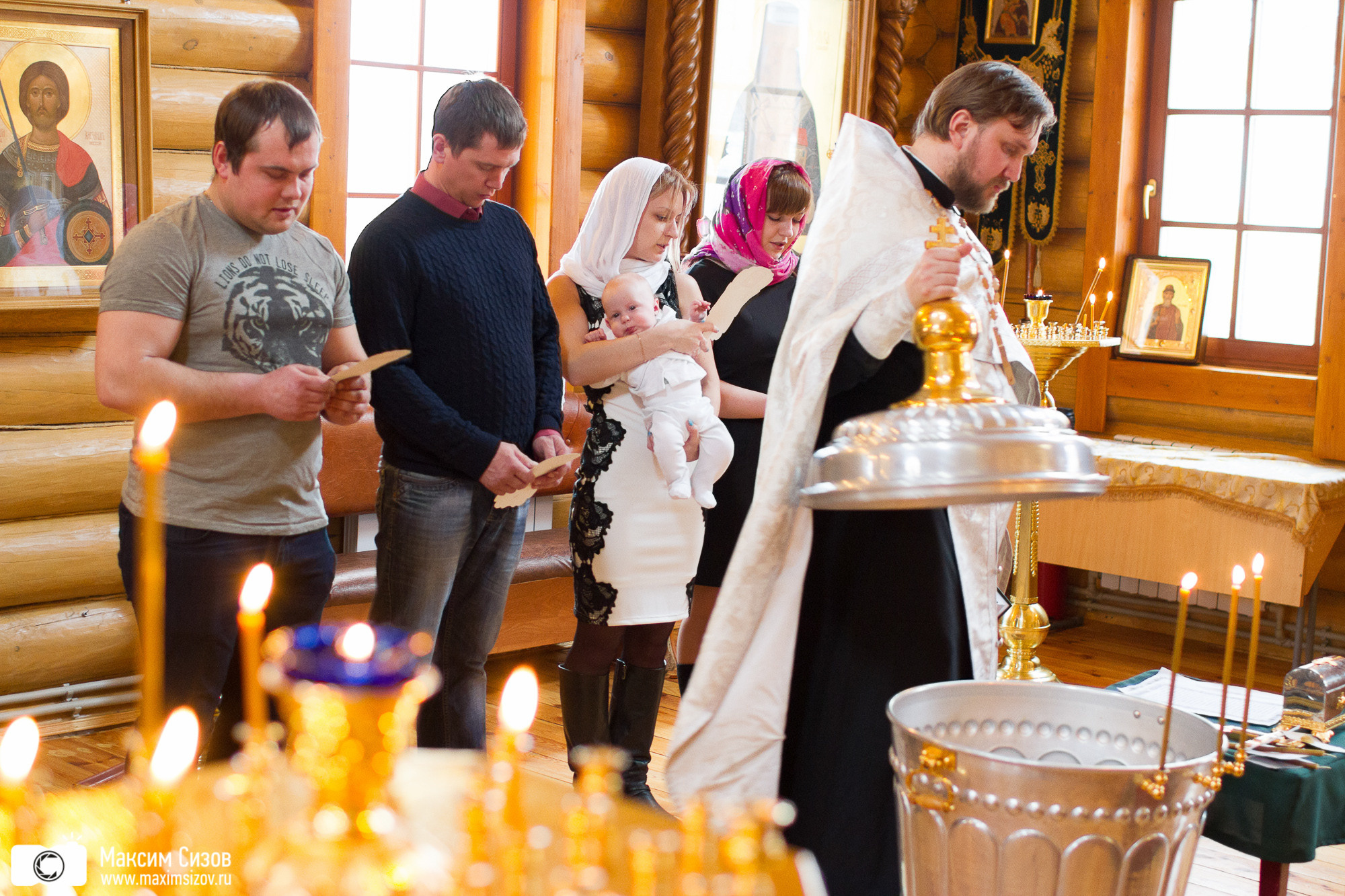 Крещение — Сартаково — Владимирская церковь. Фотограф в Нижнем Новгороде Максим Сизов