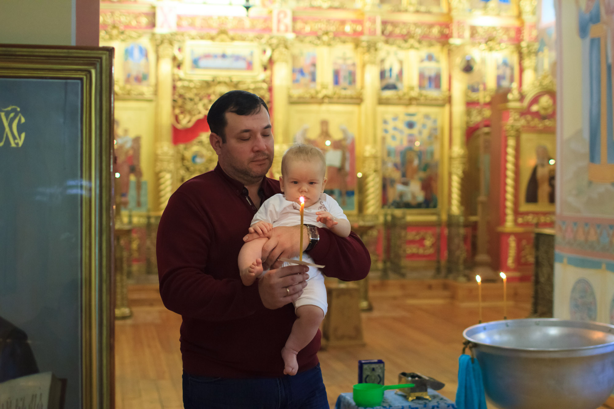 Крещение Тимофея — Церковь Успения Пресвятой Богородицы. Фотограф в Нижнем Новгороде Максим Сизов