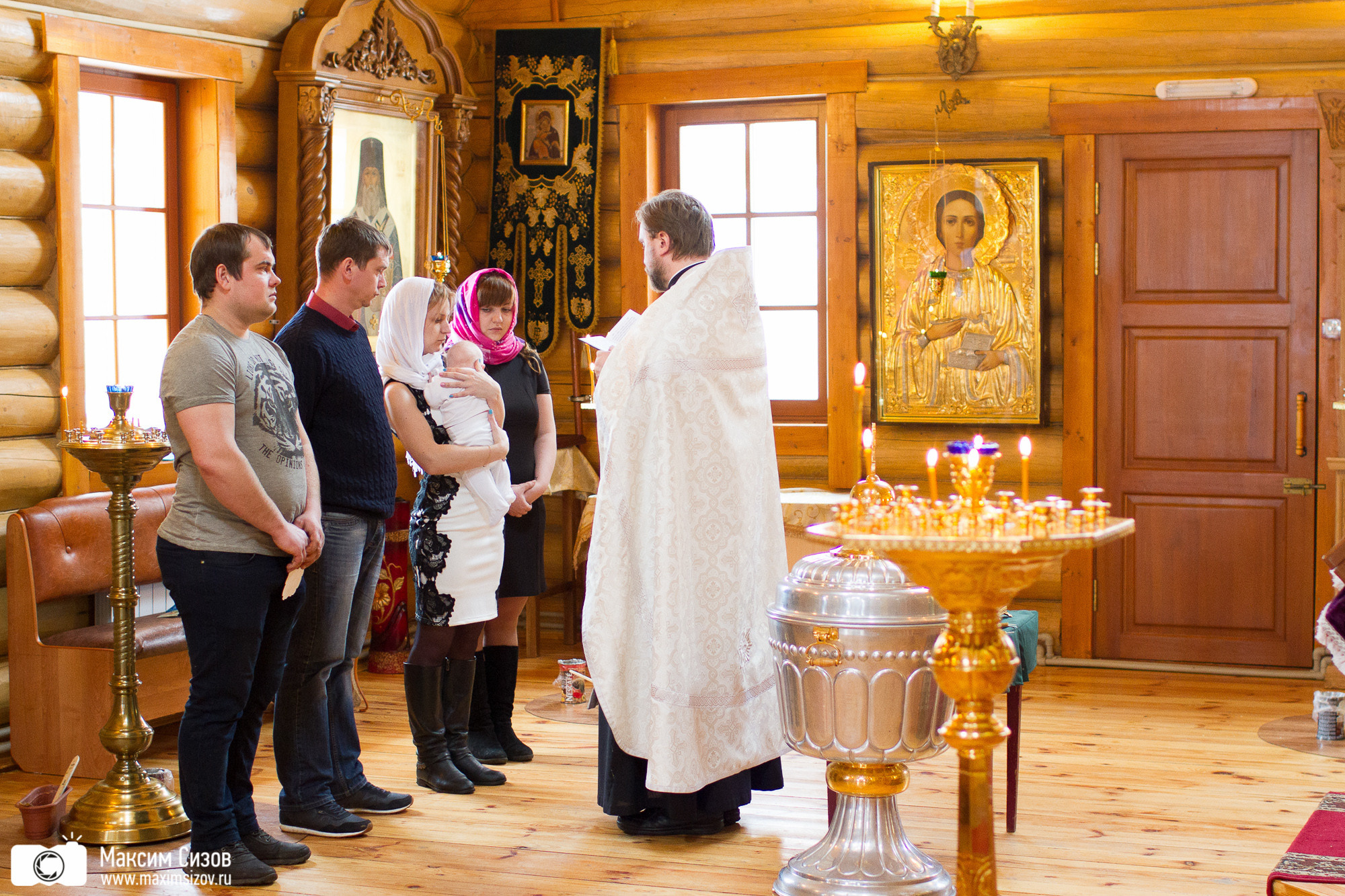 Крещение — Сартаково — Владимирская церковь. Фотограф в Нижнем Новгороде Максим Сизов