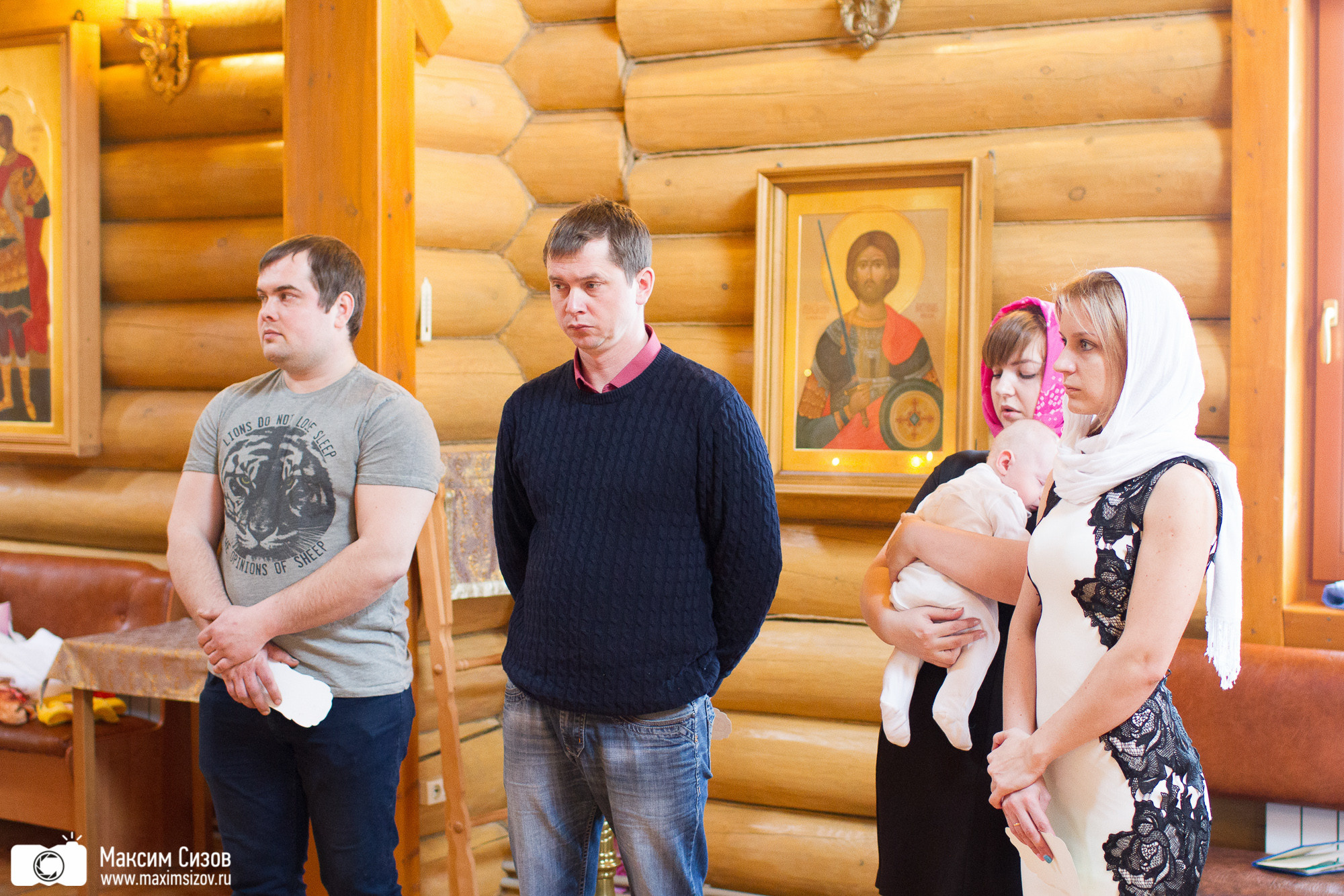 Крещение — Сартаково — Владимирская церковь. Фотограф в Нижнем Новгороде Максим Сизов