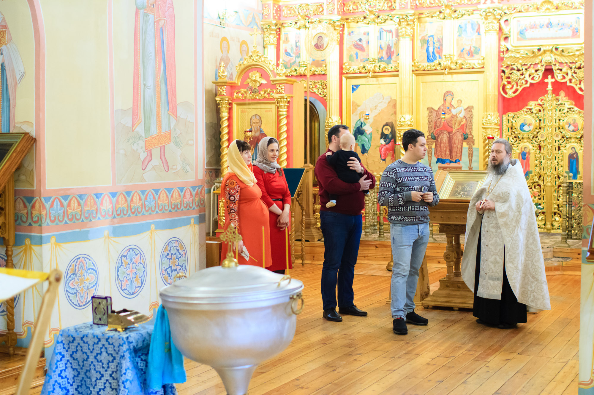 Крещение Тимофея — Церковь Успения Пресвятой Богородицы. Фотограф в Нижнем Новгороде Максим Сизов