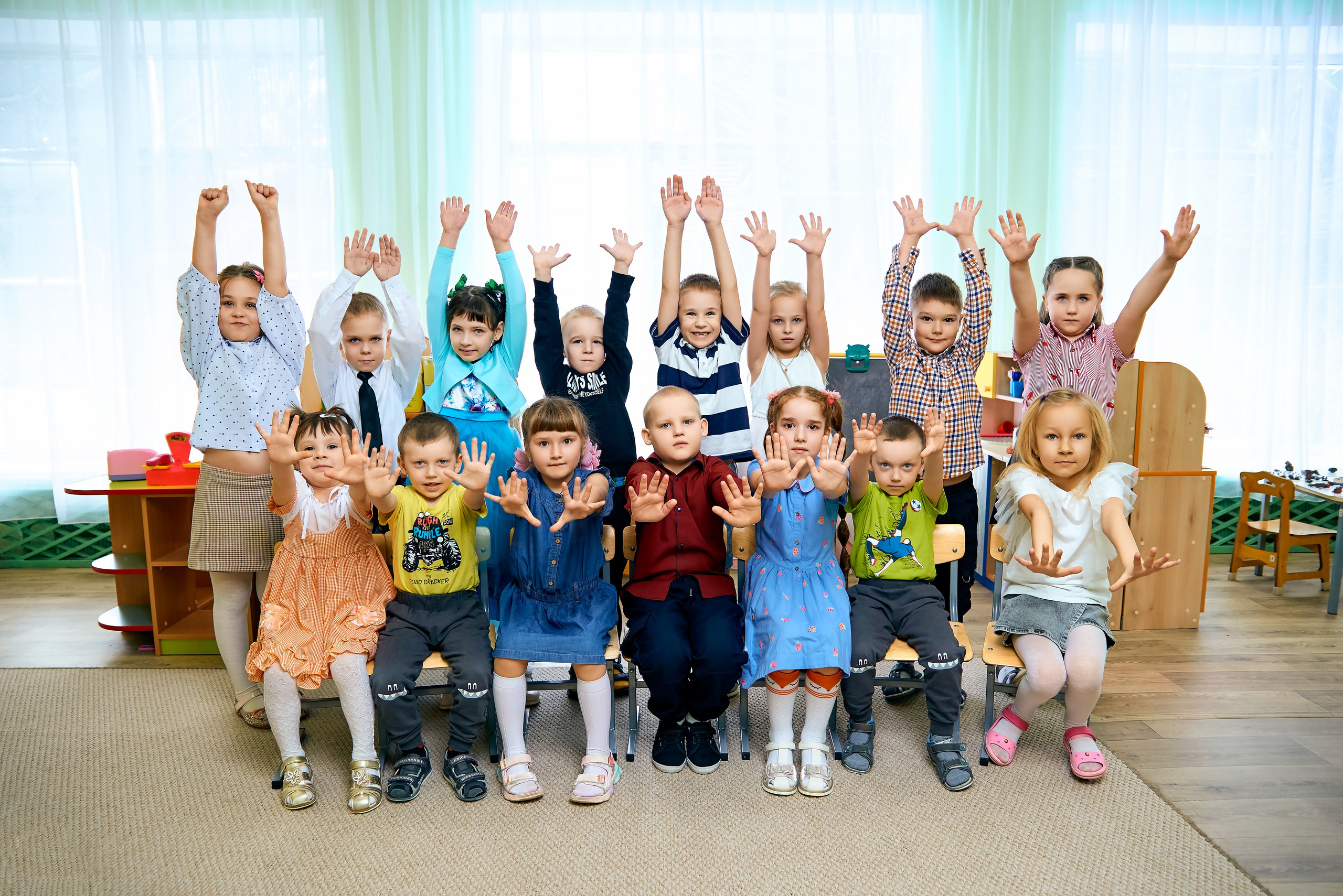 Группа Буратино Детский сад Глазуновка выпуск 2024. Фотограф в Орле Павел Черкасов