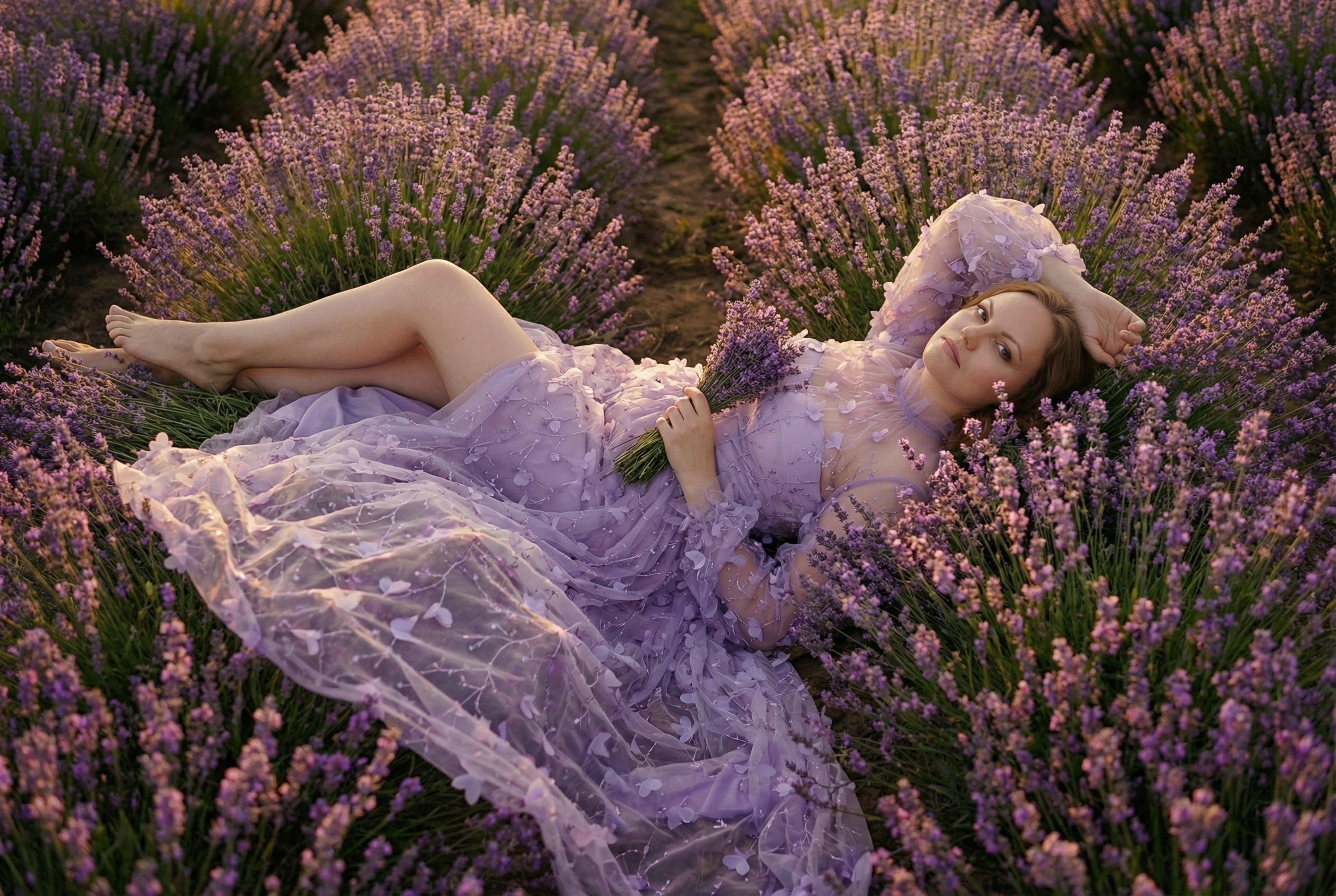 Лавандовое настроение. Шаблоны и дизайны выпускных альбомов и фотокниг