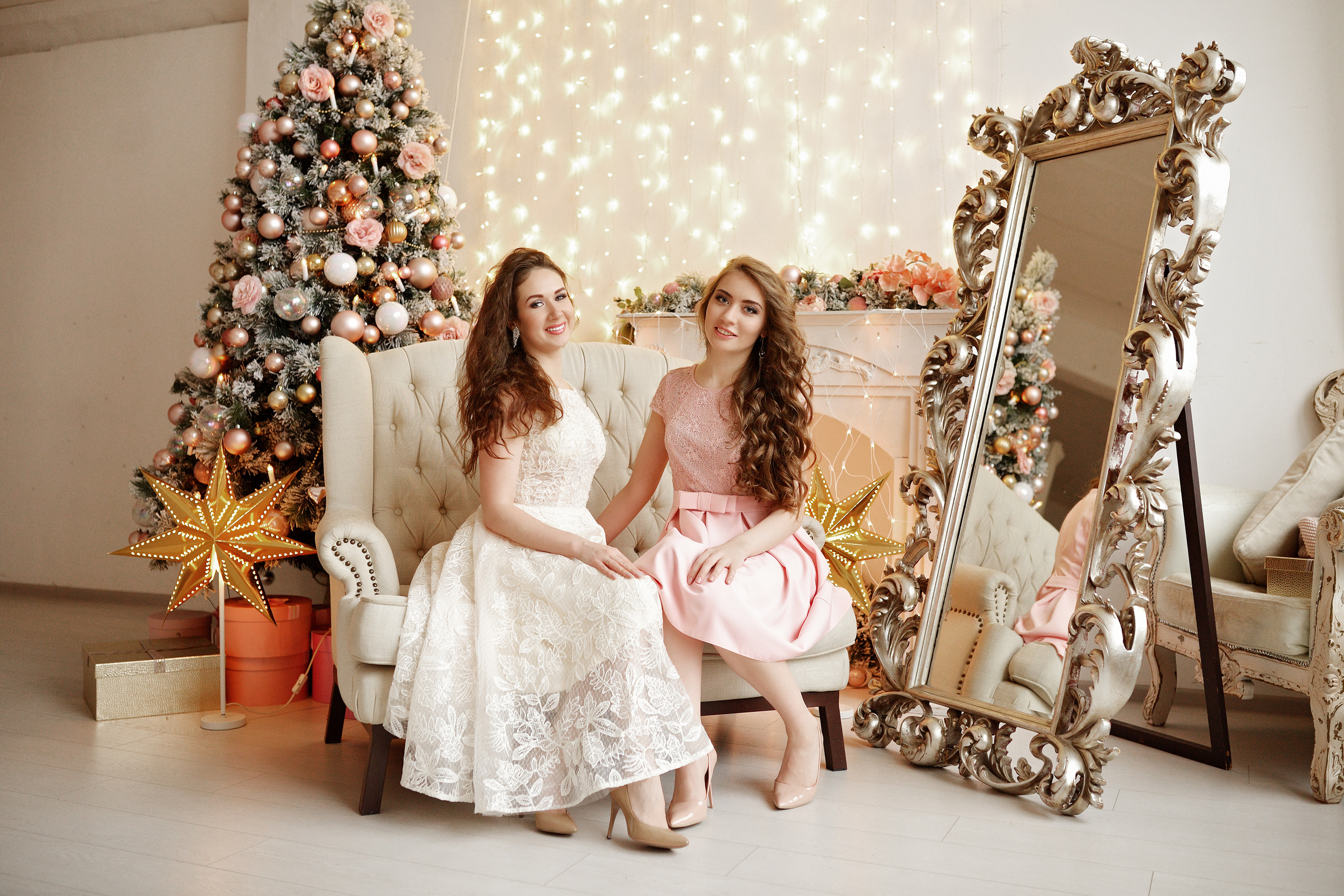 Новогодняя съемка в студии. Cвадебный фотограф в Москве и Московской области Юрий Мисиюк