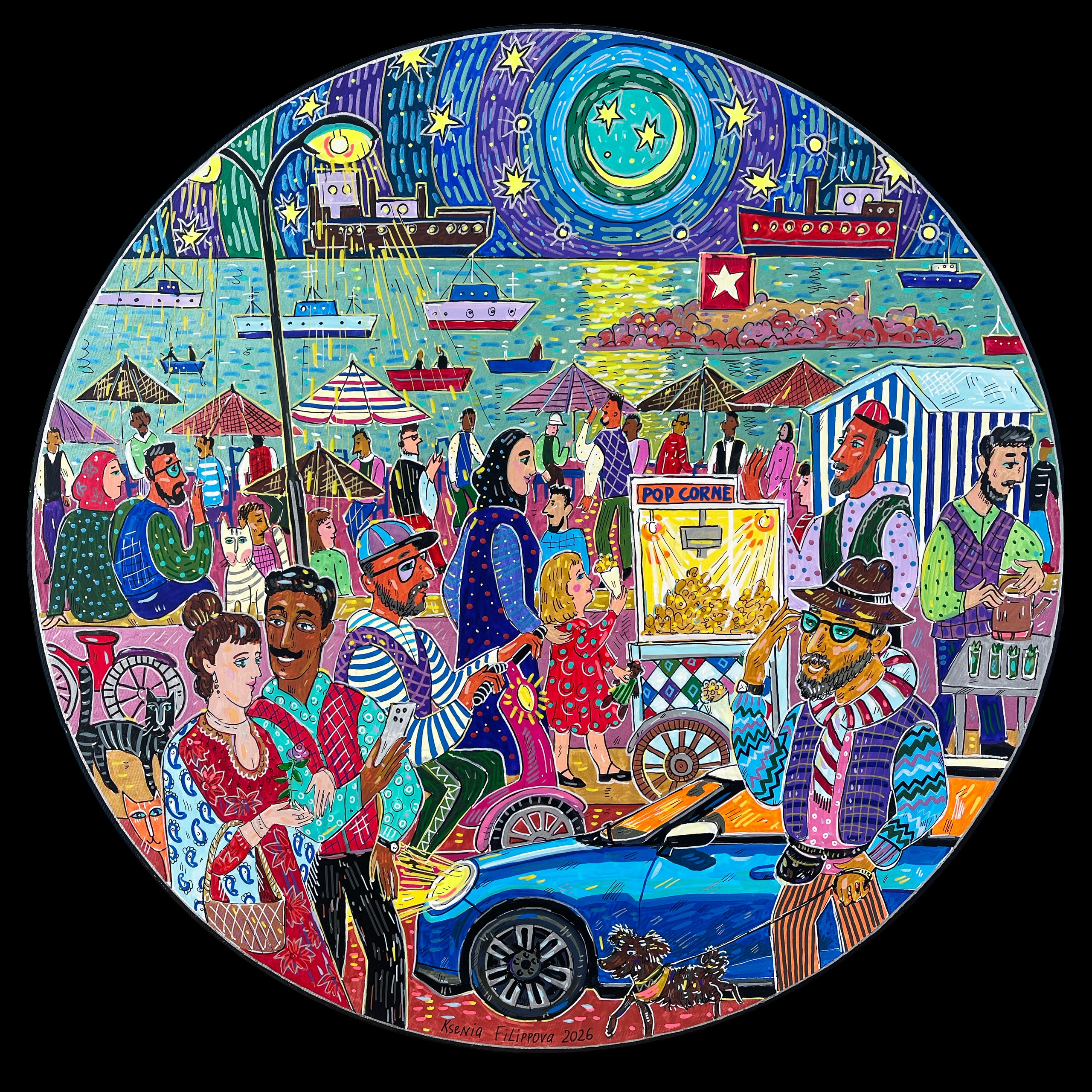 MINI x Ksenia Filippova (collaboration). Artist Ksenia Filippova