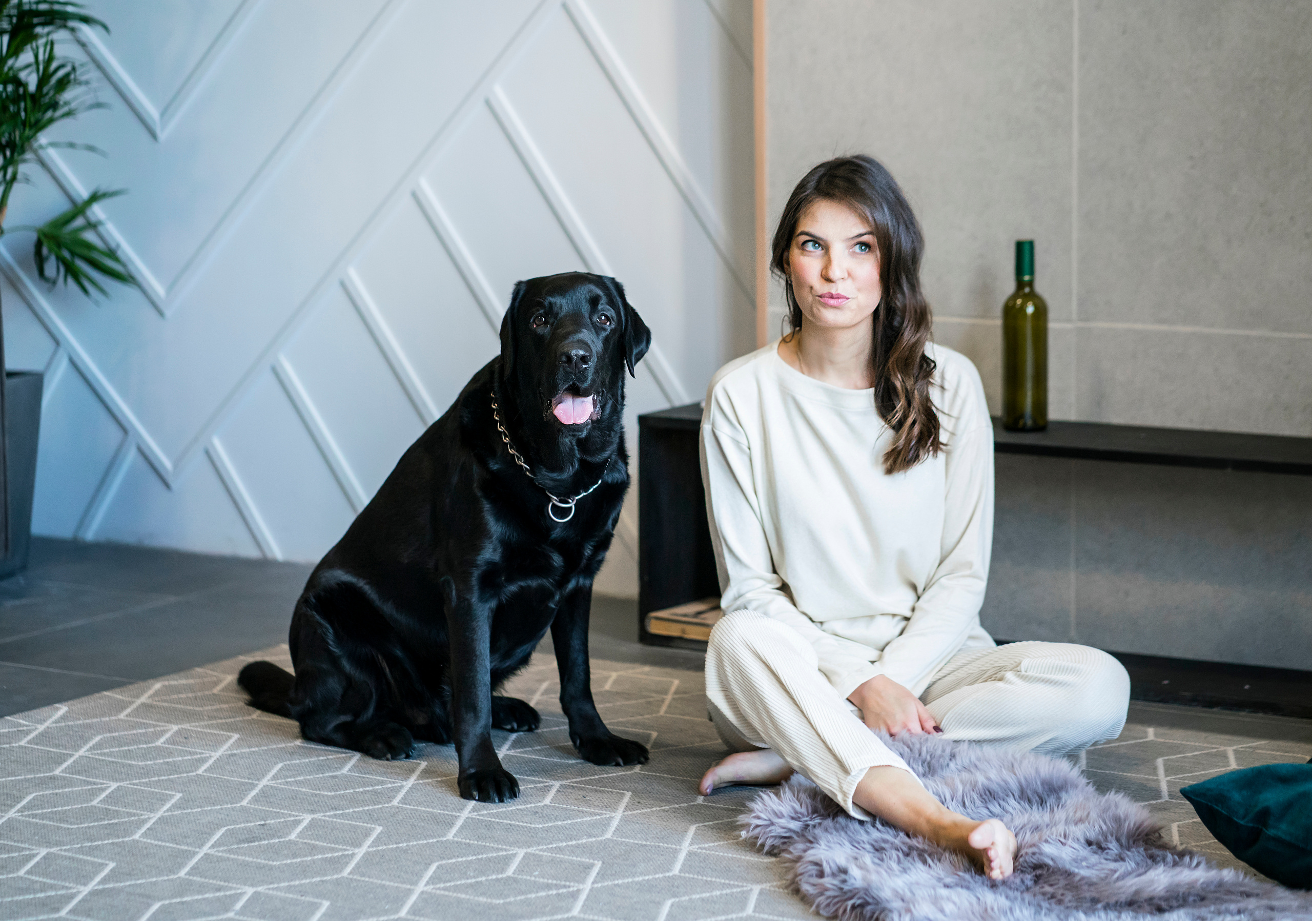 Семейная новогодняя съемка Света, Саша, Тоня, Гордей и Бруно. Фотограф, эмпат, телесный терапевт в Москве Ольга Трушина