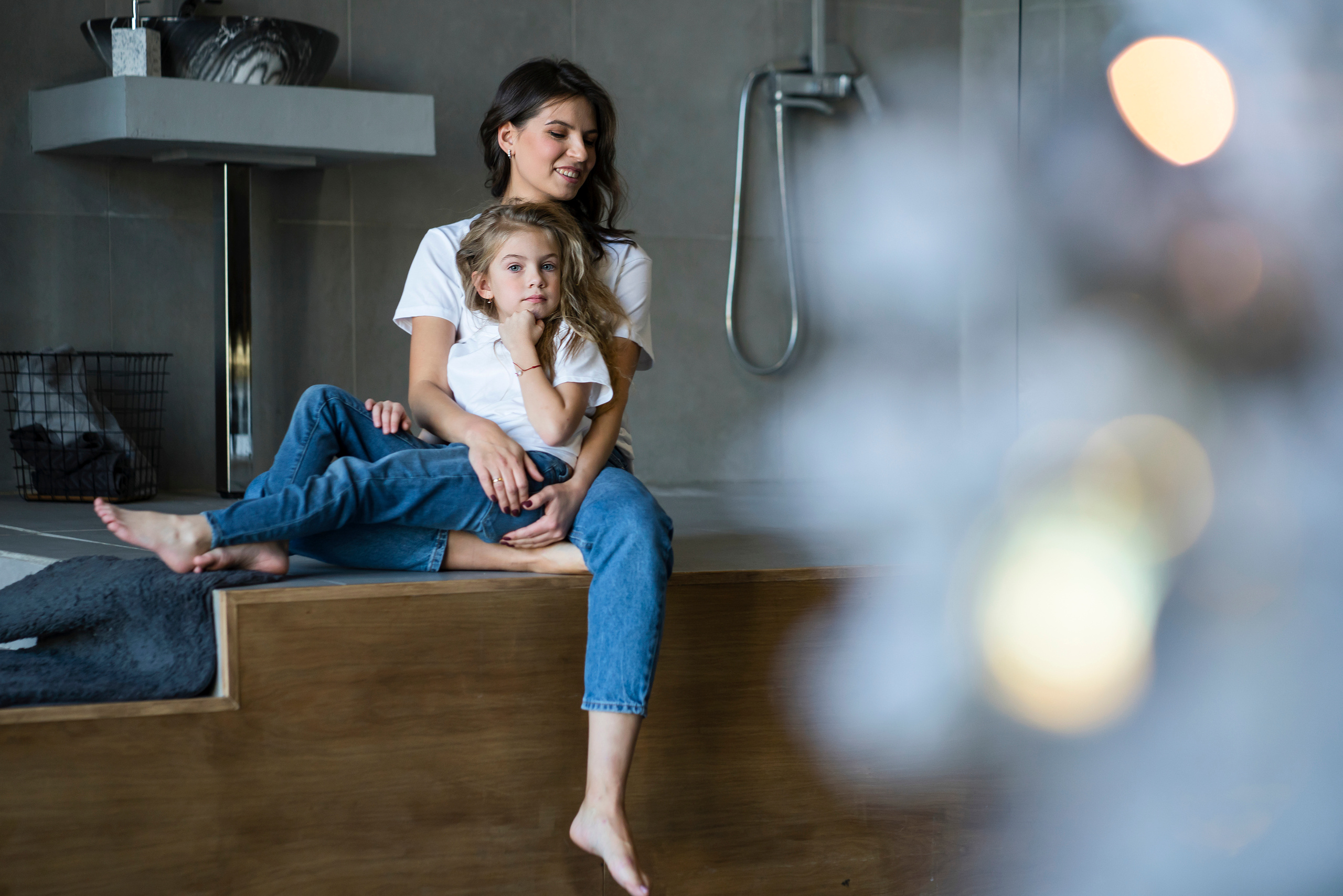 Семейная новогодняя съемка Света, Саша, Тоня, Гордей и Бруно. Фотограф, эмпат, телесный терапевт в Москве Ольга Трушина