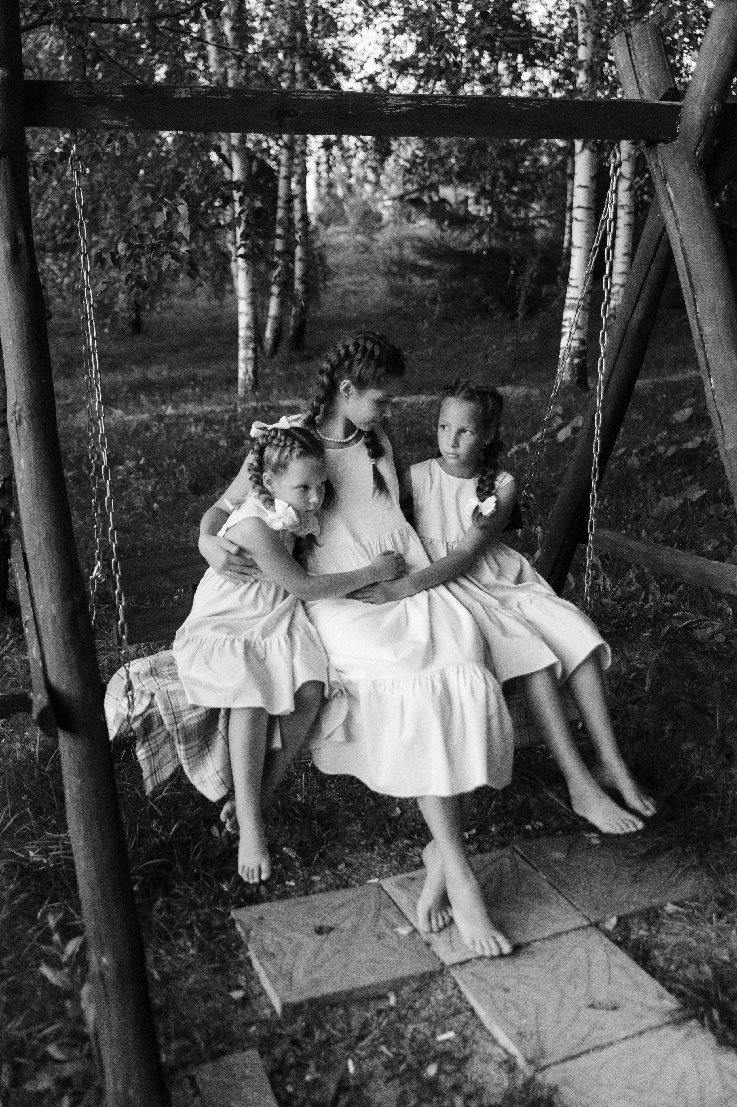 Олег, Вика, Варя, Маша и Тима. Семейный фотограф • Домашние съемки в Нижнем Новгороде