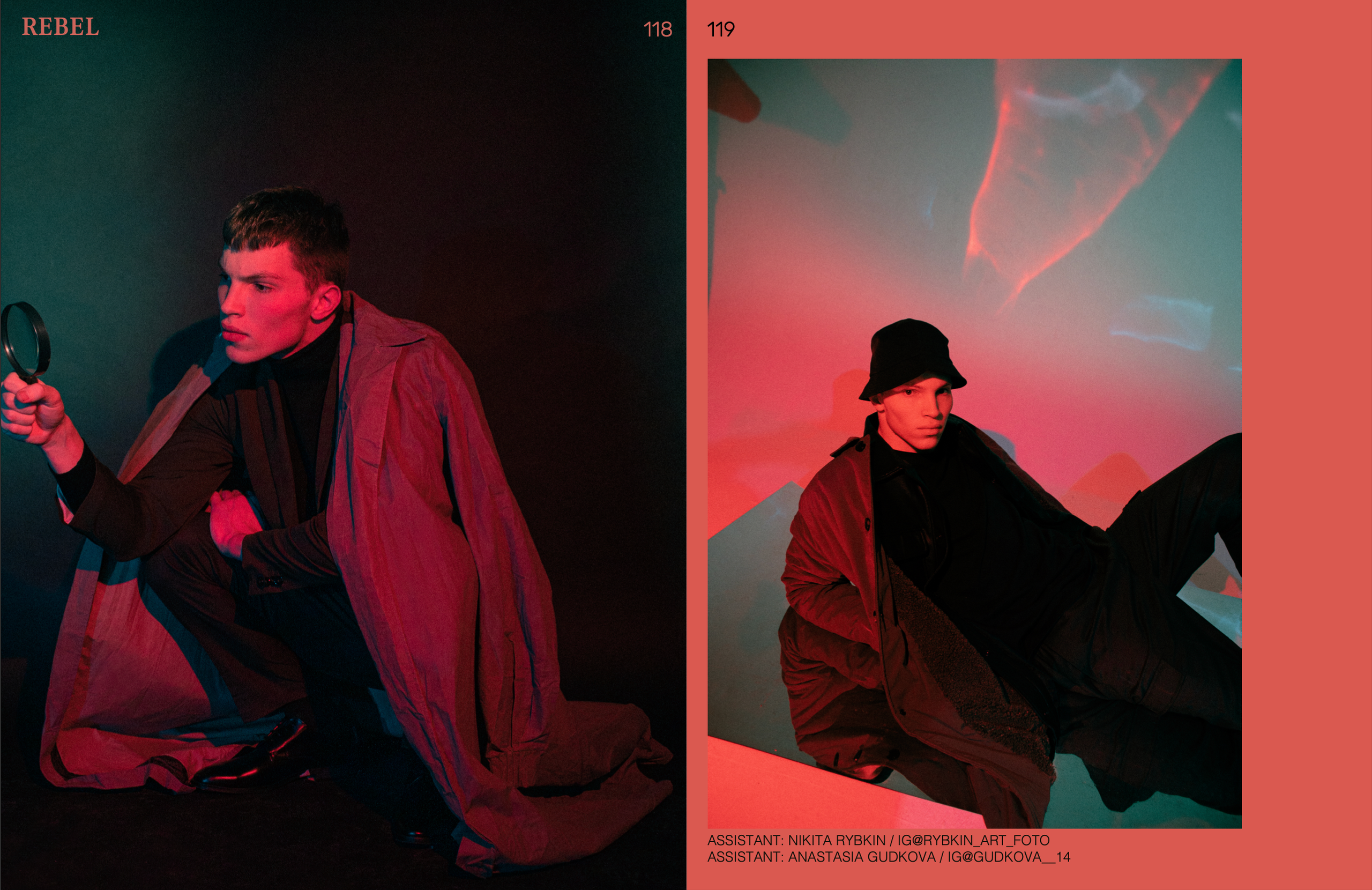 Rebel Magazine. Elizaveta Filchenko. Fashion-photographer and director