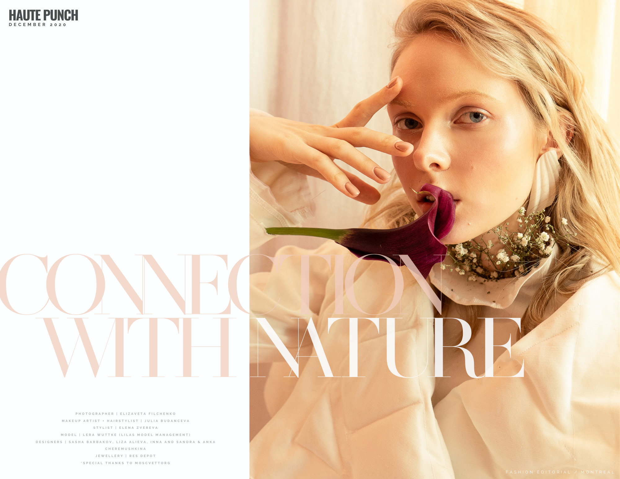 Haute Punch Magazine. Elizaveta Filchenko. Fashion-photographer and director