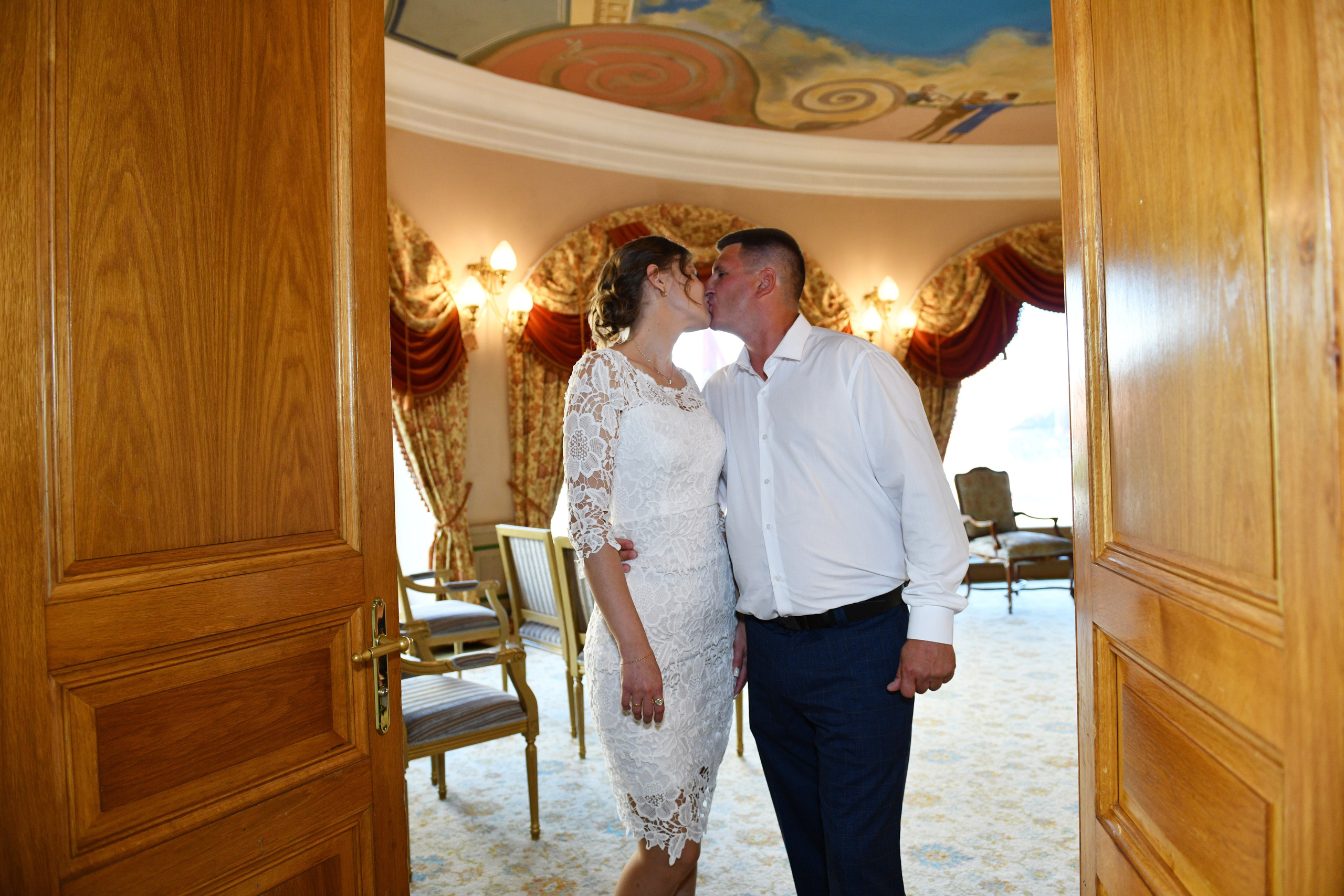 Регистрация брака Наталии и Андрея в гостинице Националь. Свадебный и портретный фотограф в Москве Галина Борисова