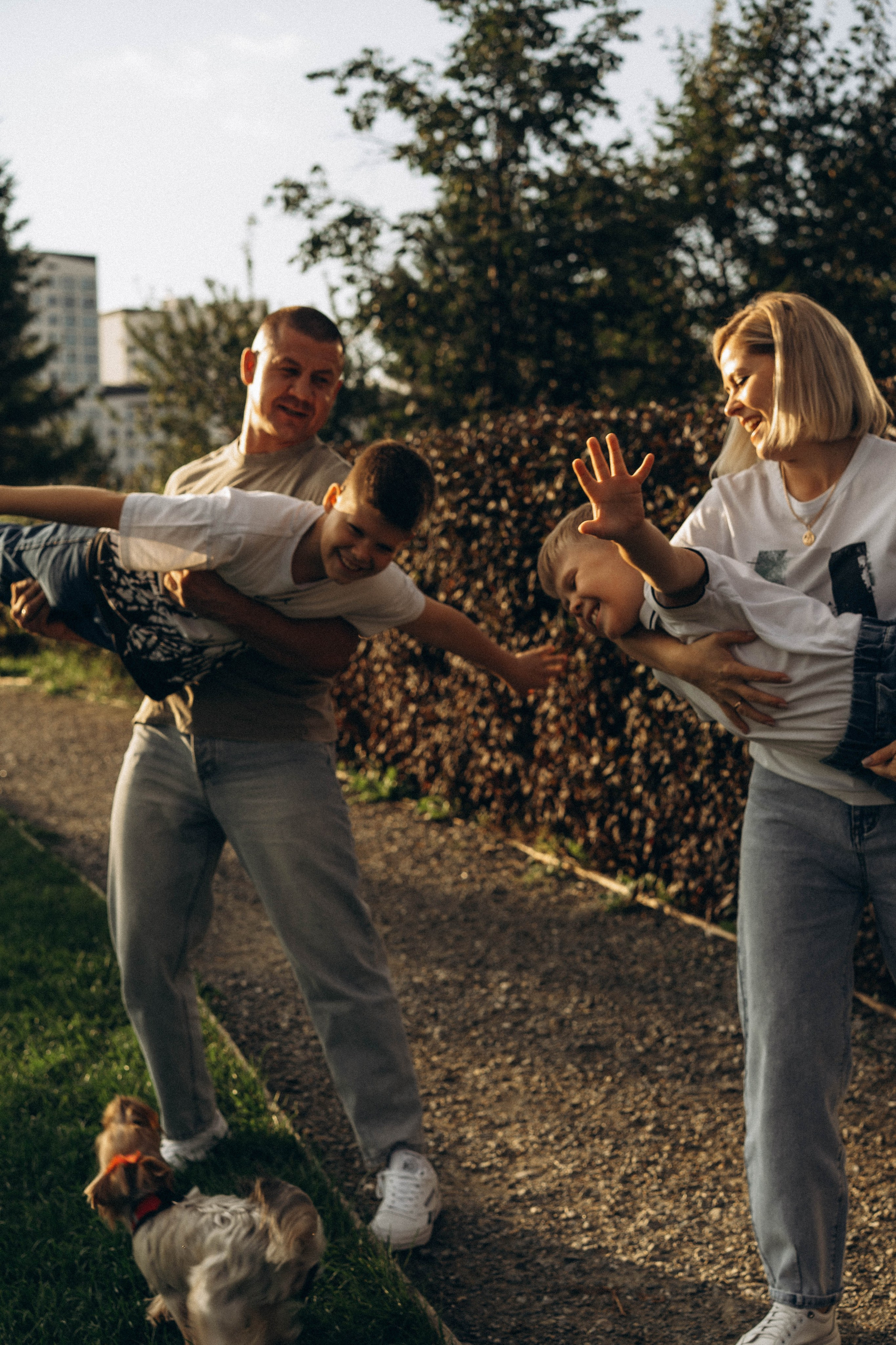 Семейная сьемка в парке. Фотограф Екатеринбург Кокшарова Александра