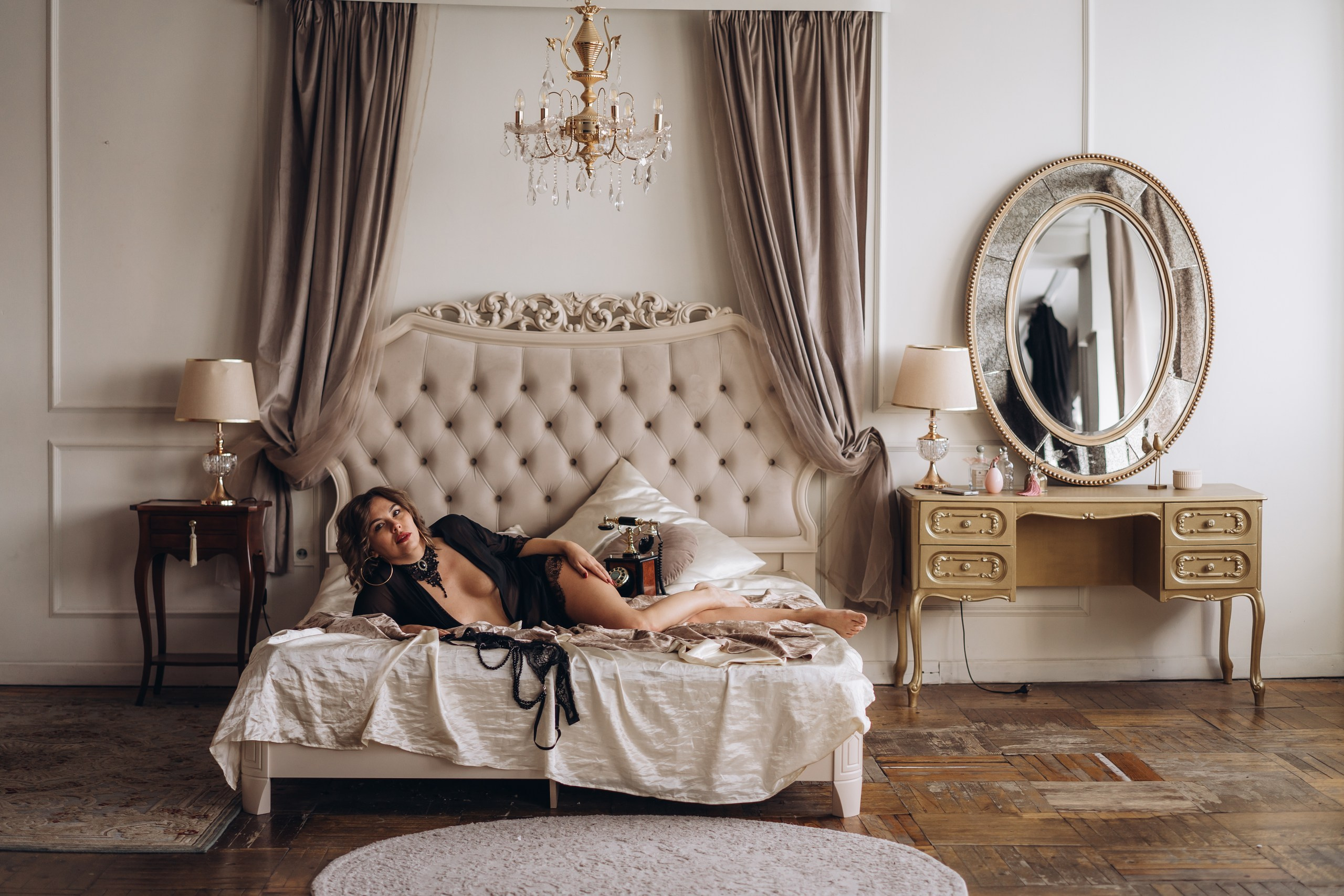 Будуарная съемка в студии. Фотограф Екатеринбург Кокшарова Александра