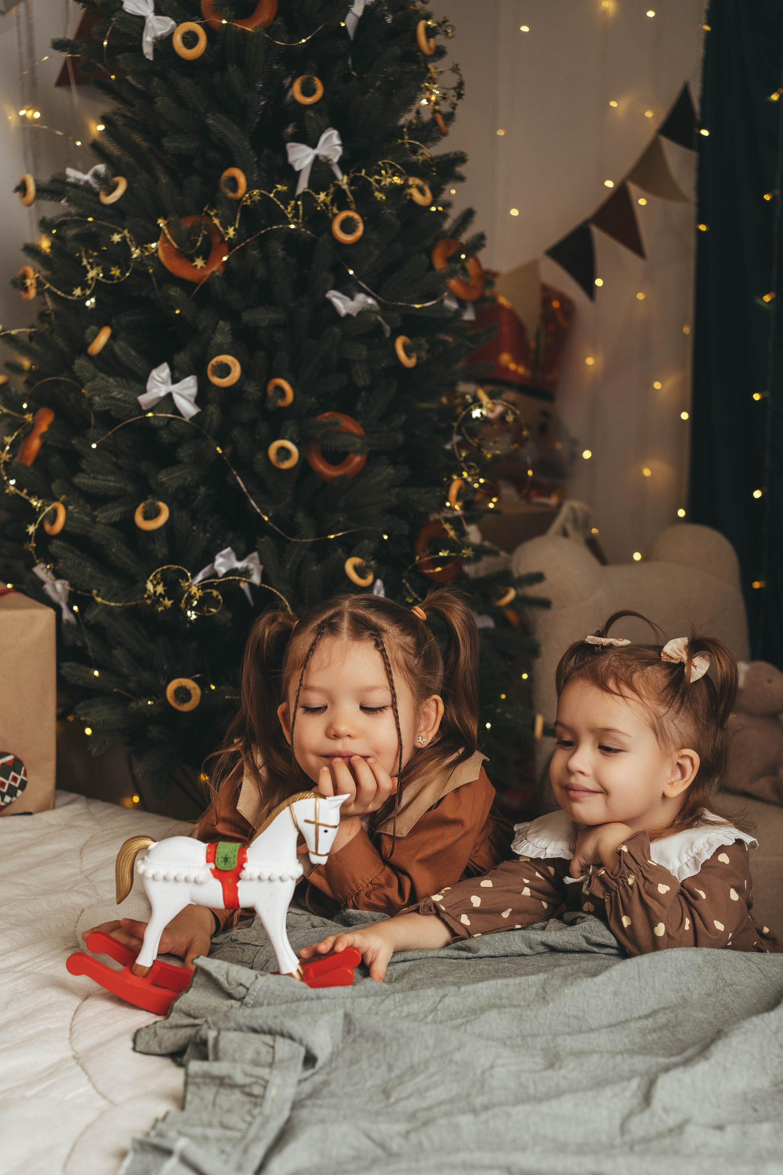 Новогодний фотопроект для малышей 2026. Семейный и детский фотограф новорожденных Ульяновск