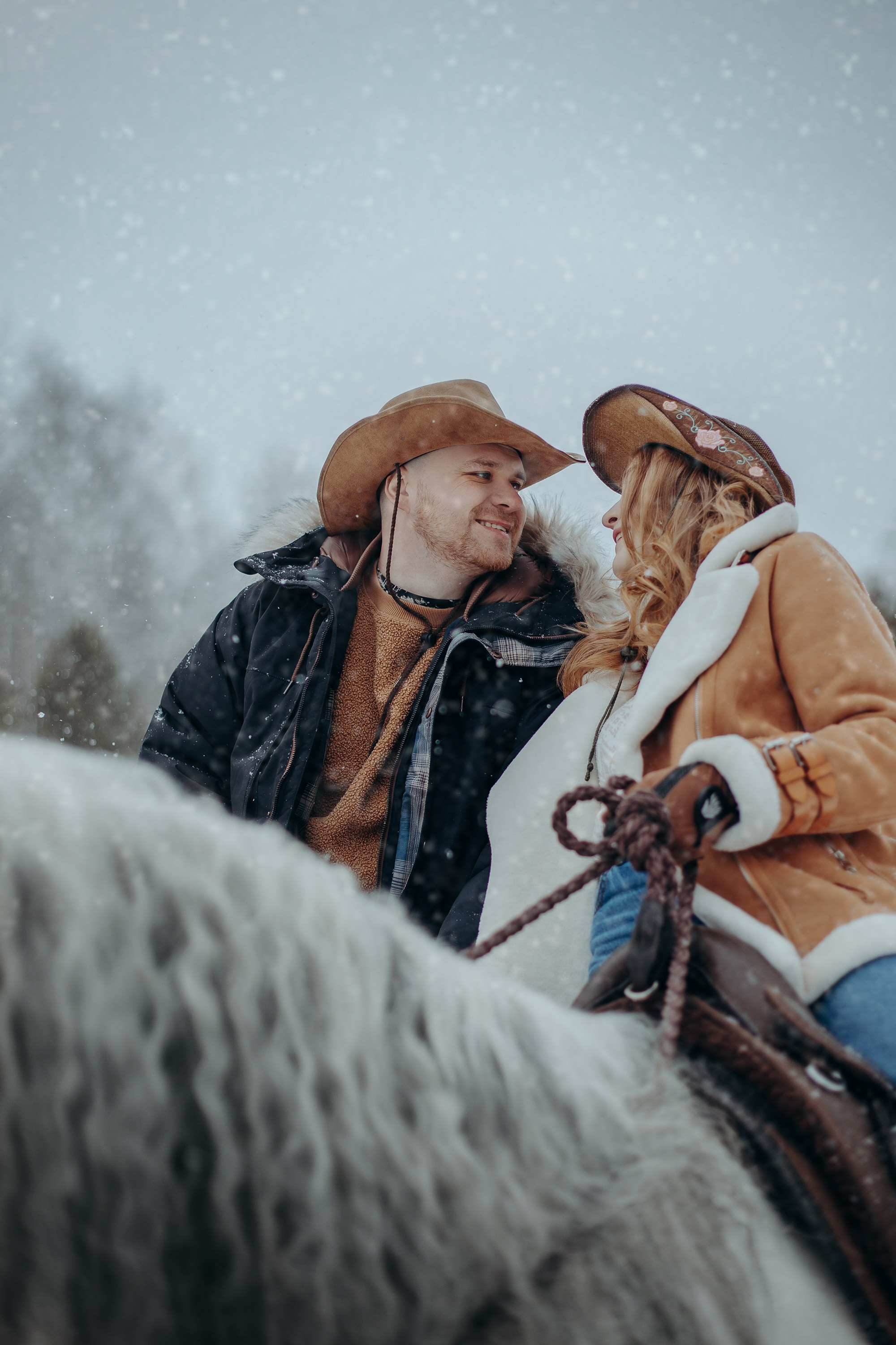 Снежная история. Анна Молчанова конный фотограф в Тюмени | фотосессии с лошадьми Тюмень