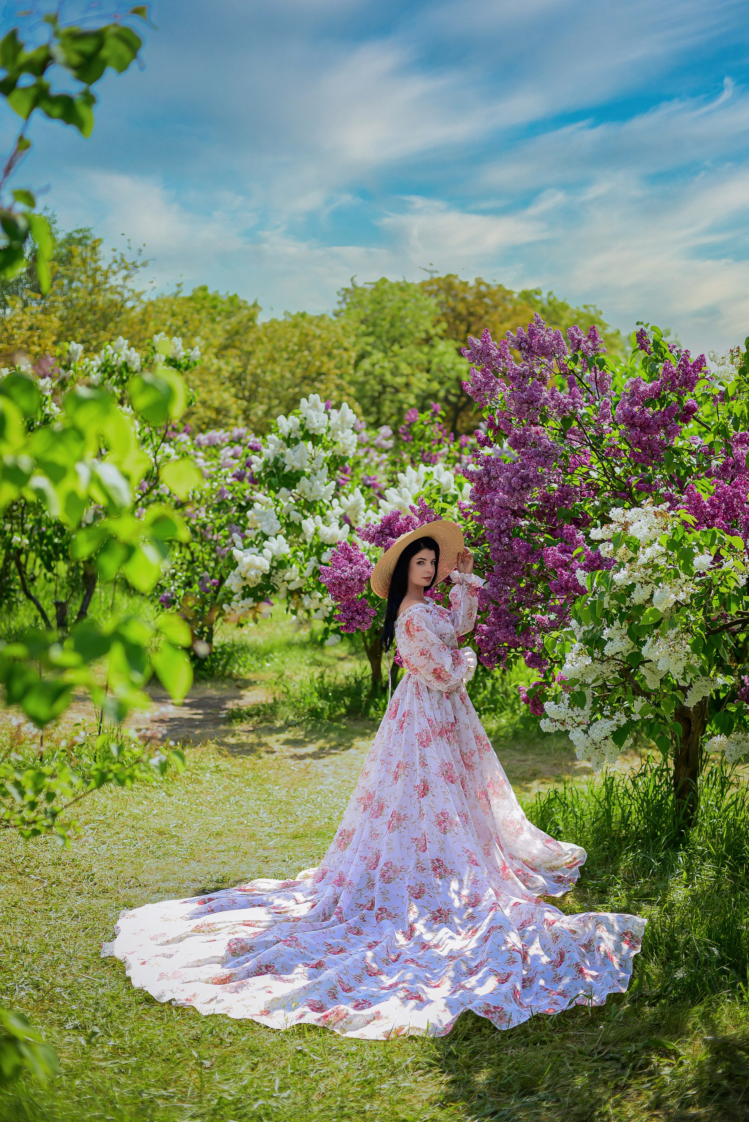 Весна. Съемка в цветении. Семейный и свадебный фотограф в Донецке Донская Анастасия