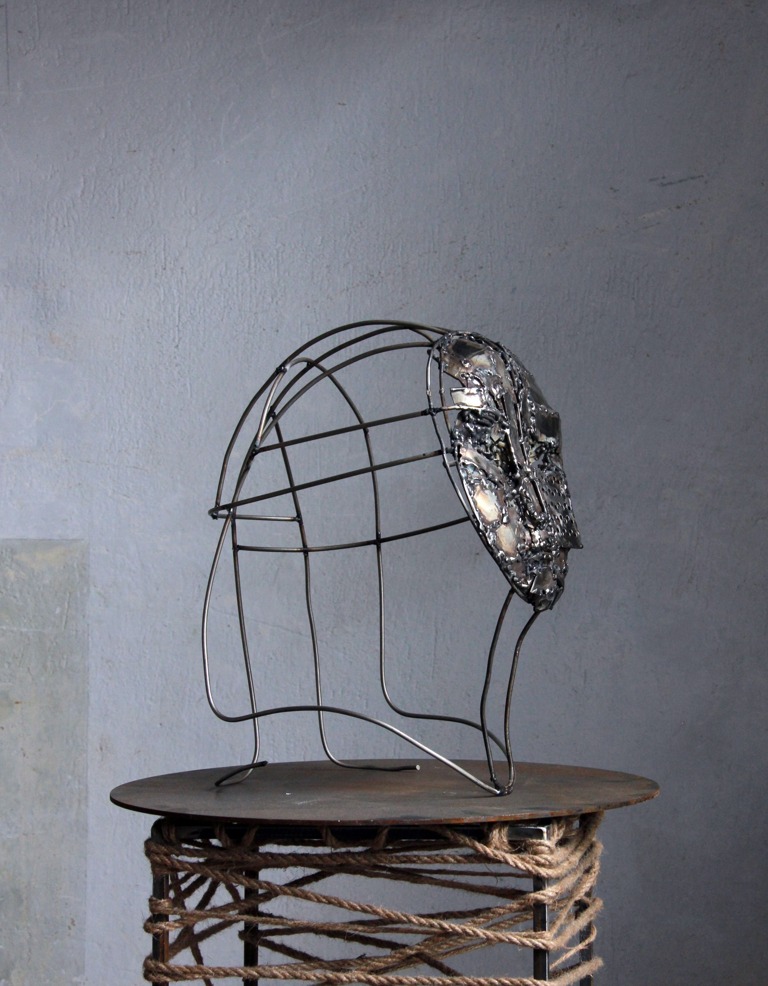 Железная маска / iron mask. Художник — скульптор Антонина Фатхуллина