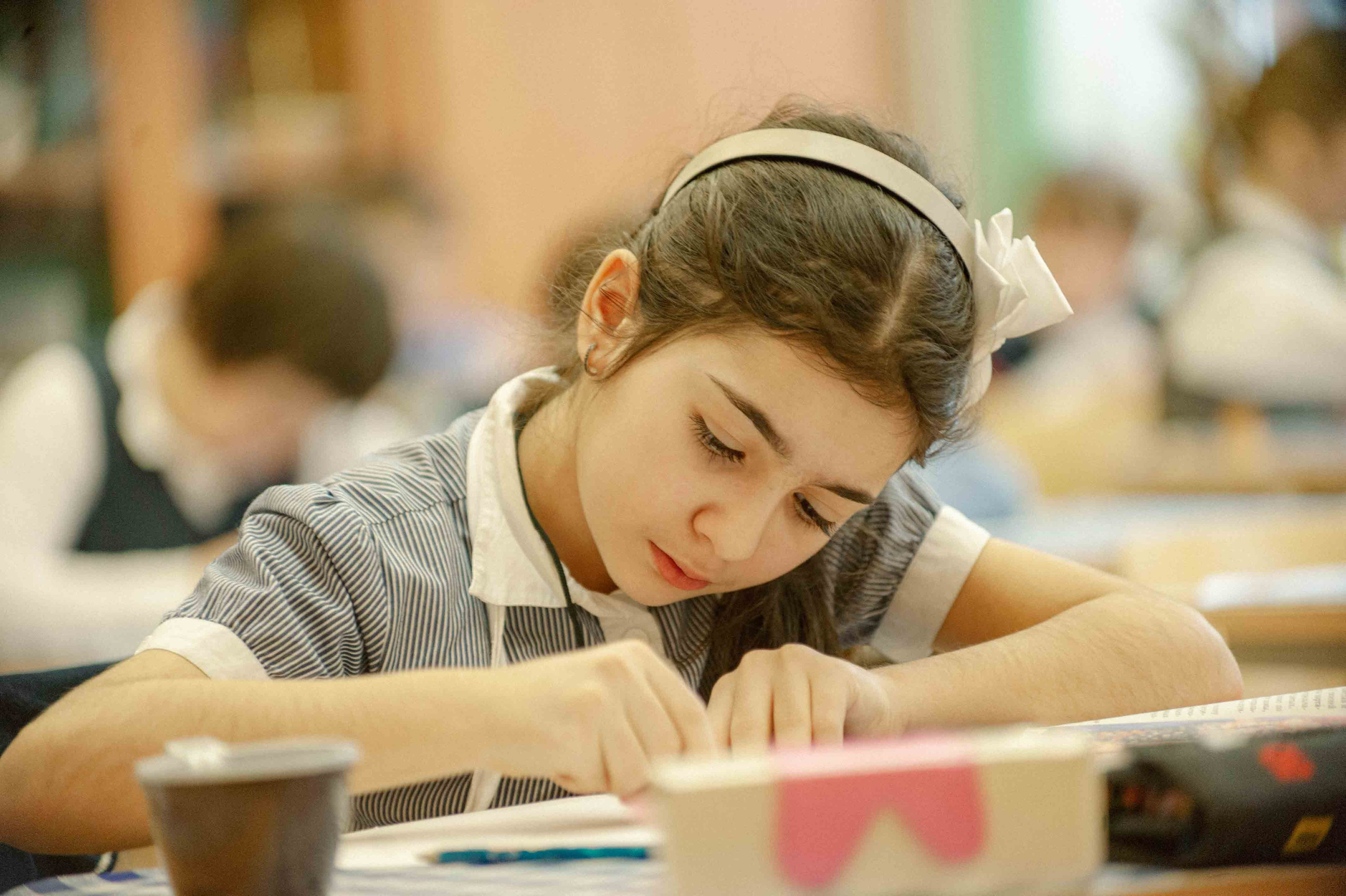 4 класс на уроке, школа 26, Москва, 2013 год. Фотограф и видеограф в Москве и Абу Даби Мария Кулагина