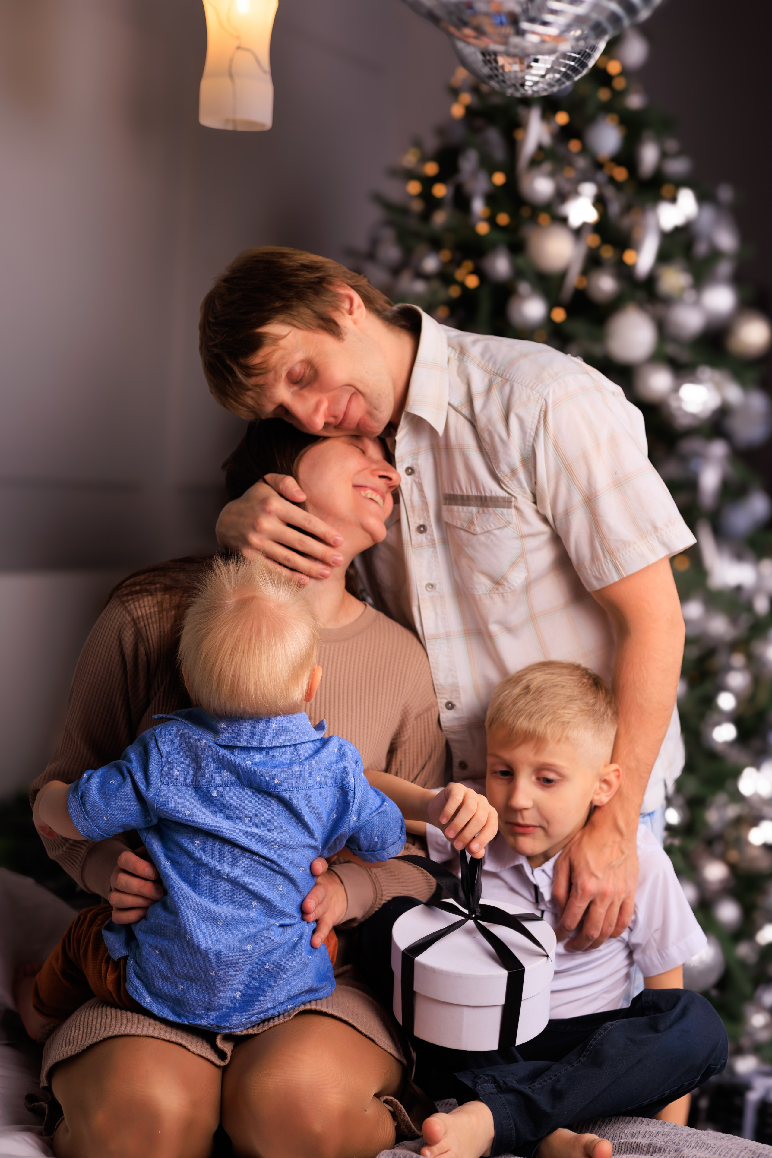 Семейная новогодняя съемка