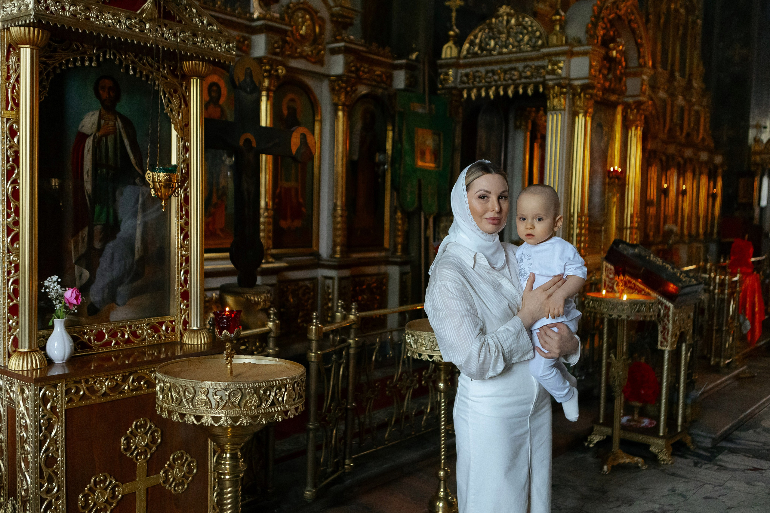 Крещение Даниила. Семейный и детский фотограф в Москве Александра Мак
