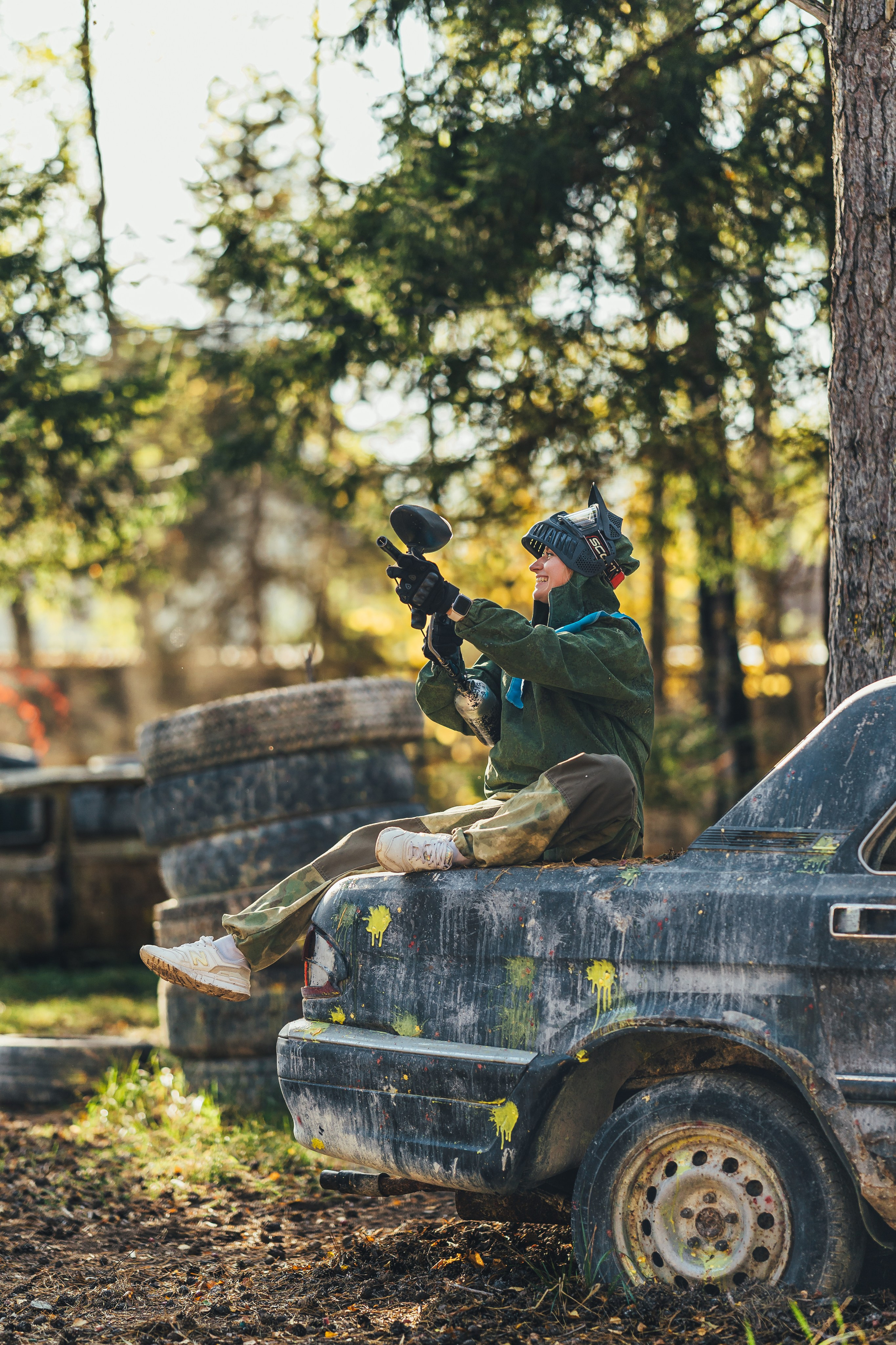 Пейнтбол, Лосино-Петровский, клуб Сова. Наталья Дукалова фотограф Щелково Королев Пушкино Москва Балашиха