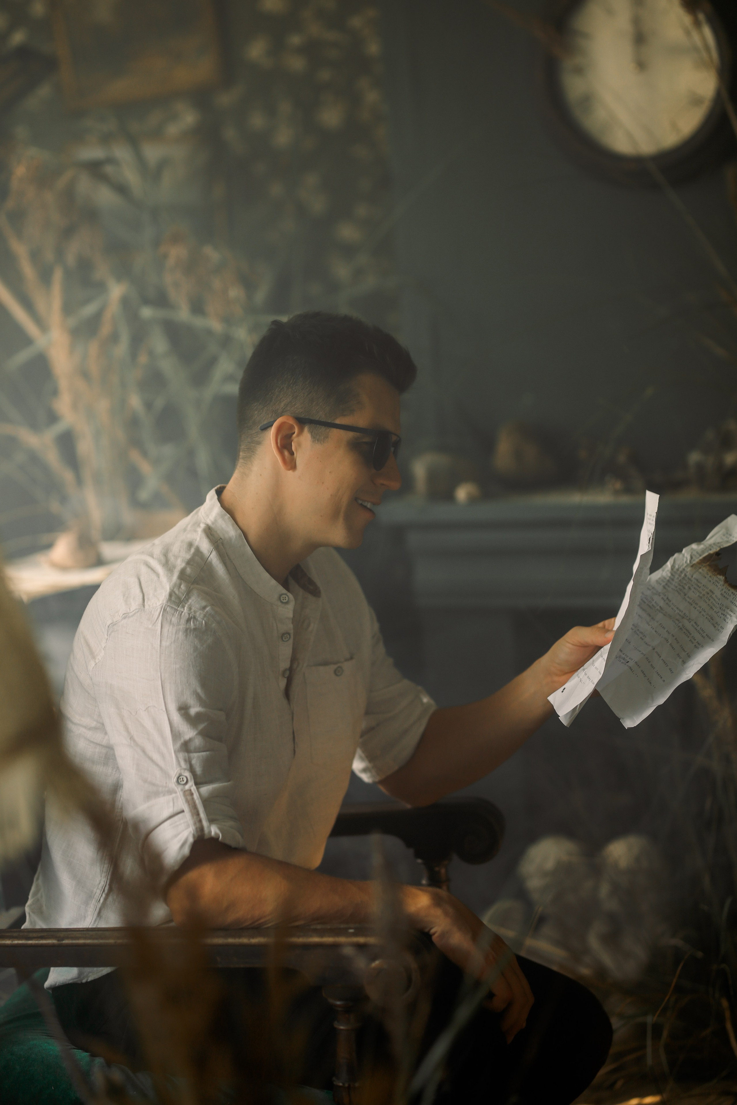 Писатель в Drozd House. Фотограф Анастасия Залевская