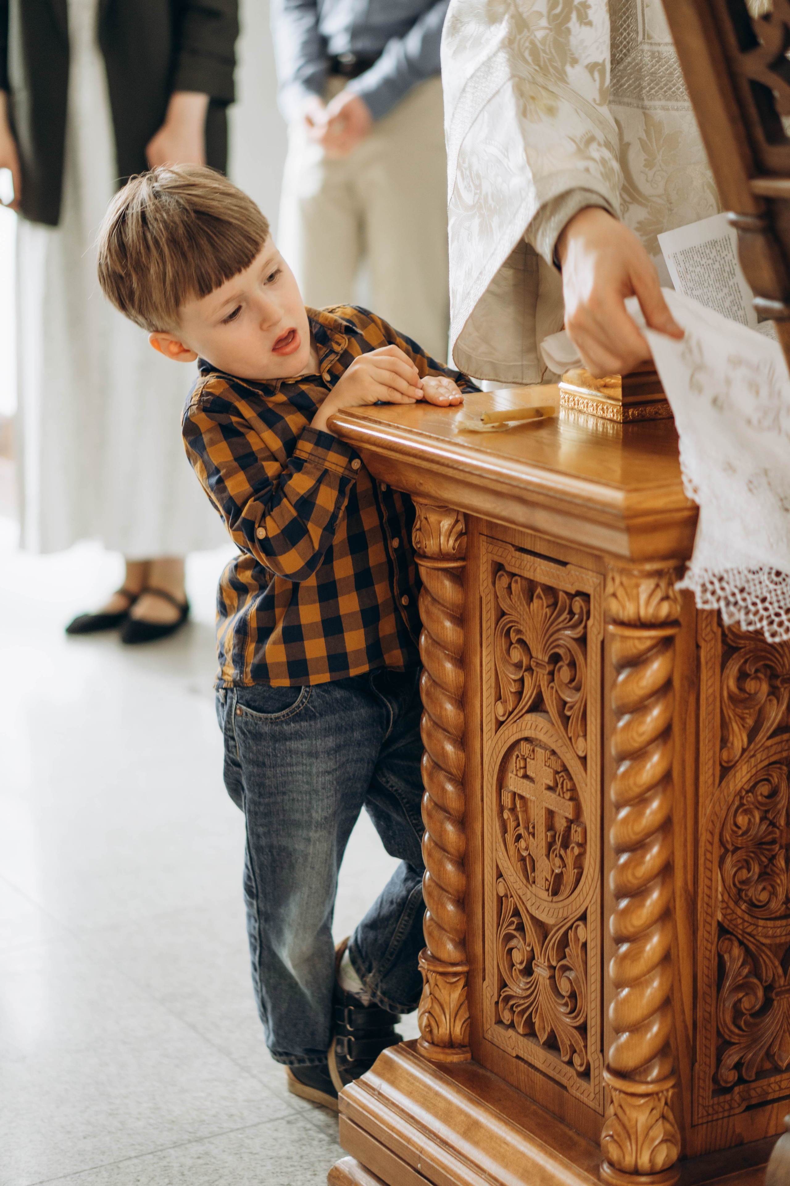 Крещение Миропии Лихов переулок ПСТГУ. Фотограф Москва Валерия Веденина