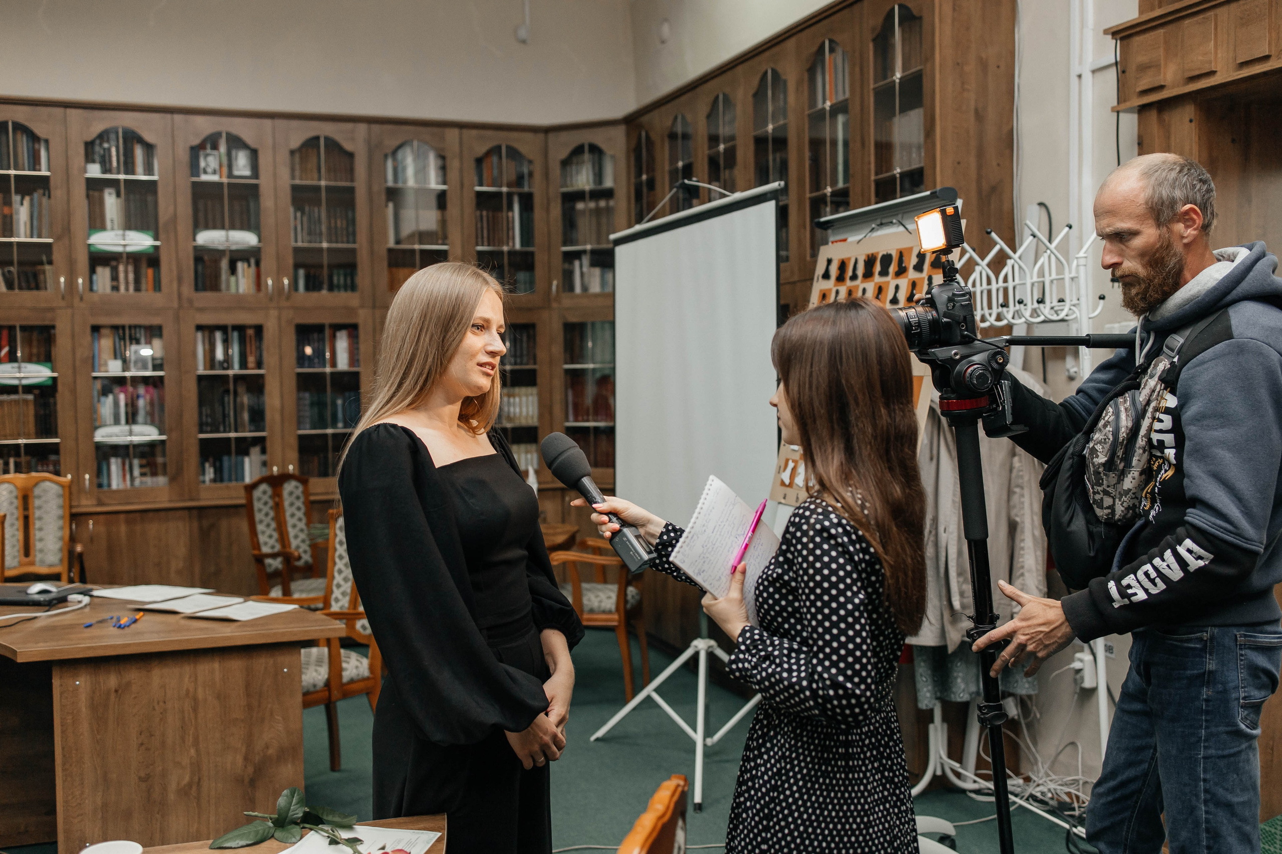 Награждение шахматной федерации