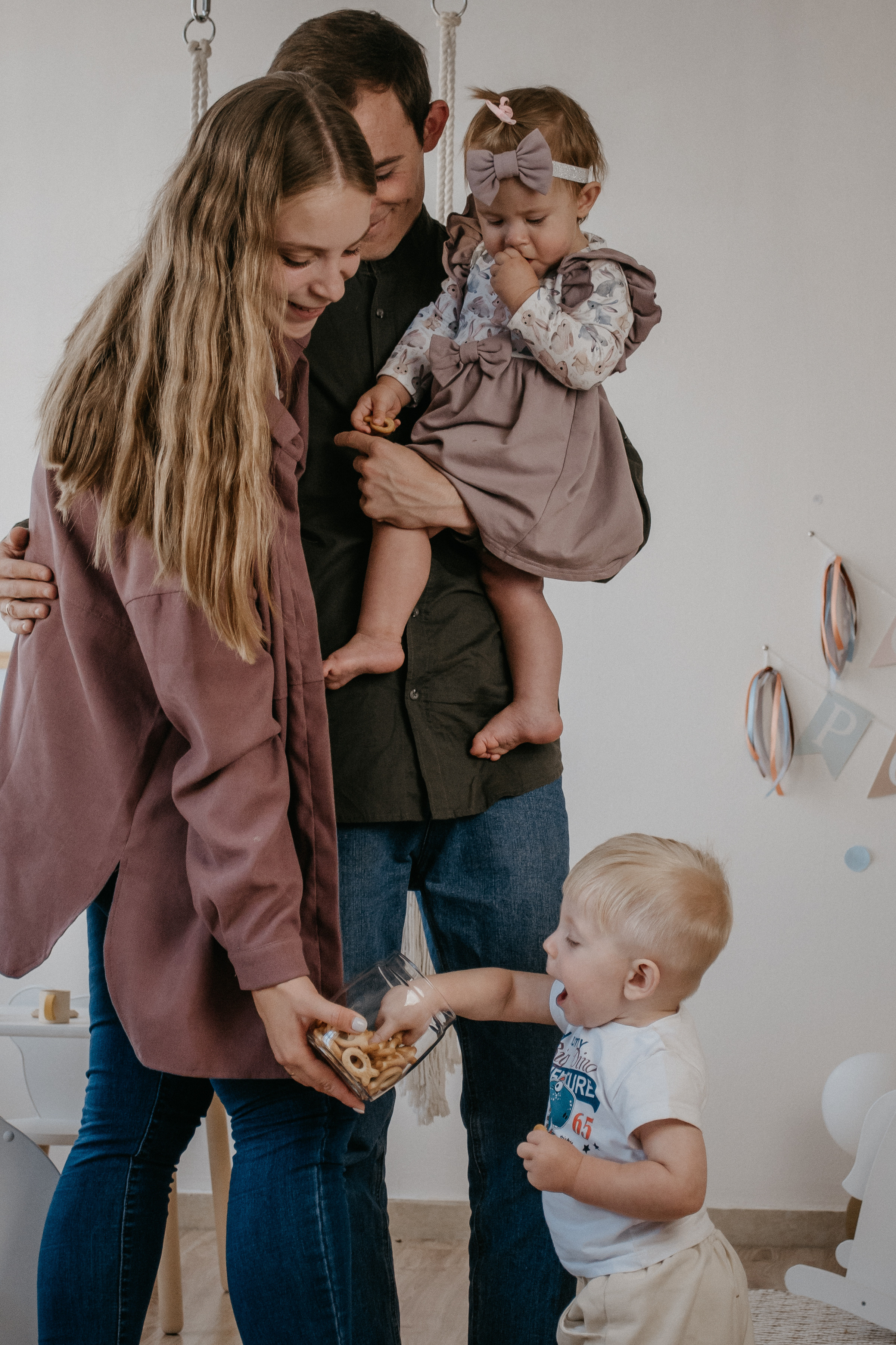 Первый годик двойняшек. Семейный и детский фотограф в Оренбурге Елена Студеникина