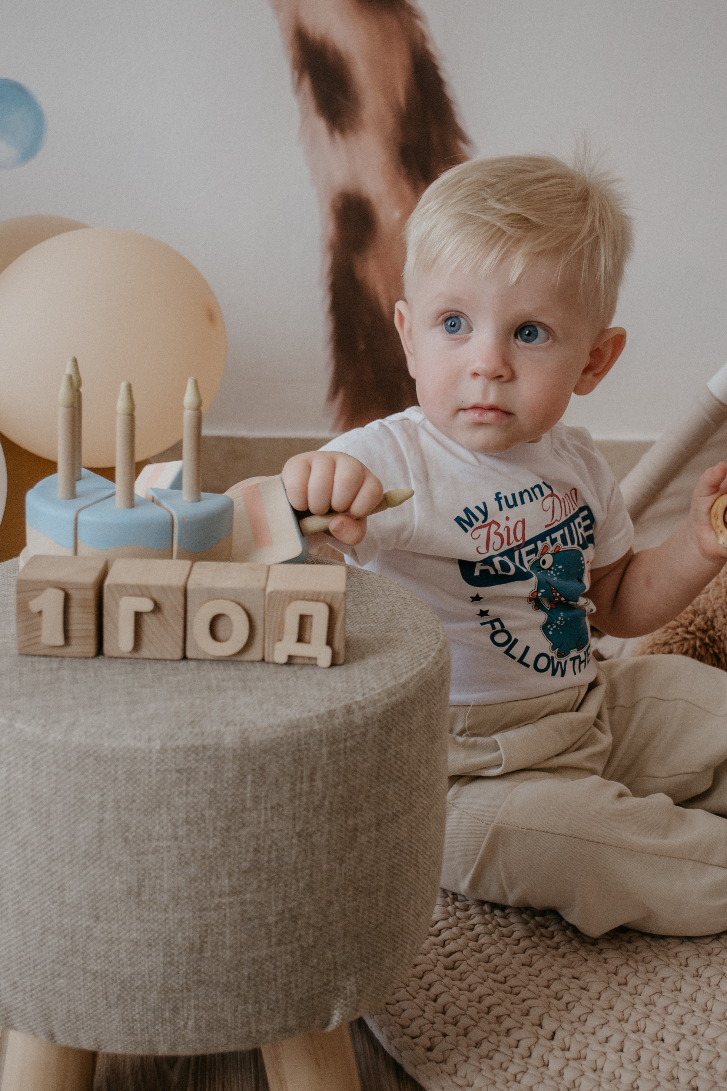Первый годик двойняшек. Семейный и детский фотограф в Оренбурге Елена Студеникина
