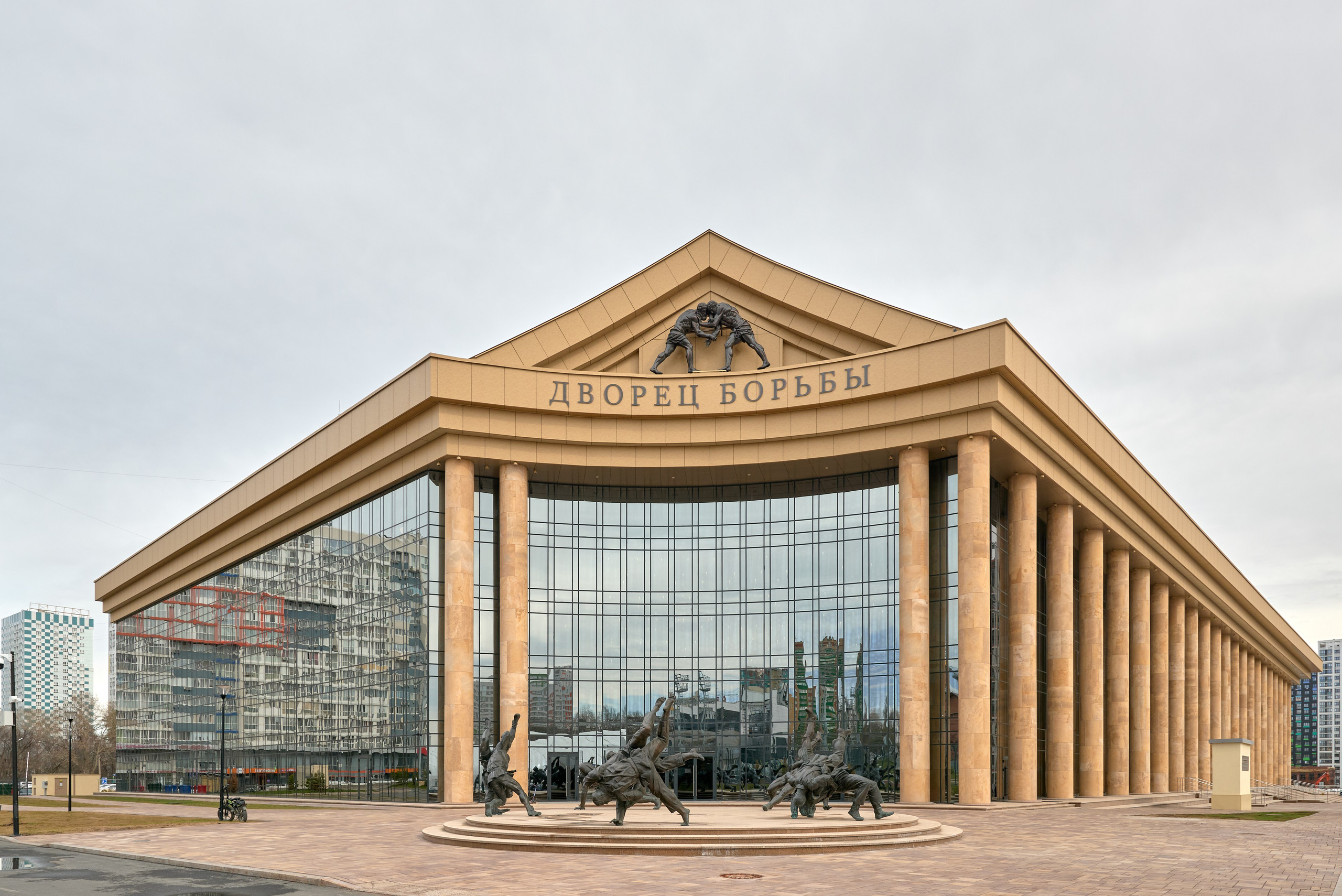 Центр спортивной подготовки Республики Башкортостан Дворец борьбы. Абросимов Лев интерьерный и архитектурный фотограф