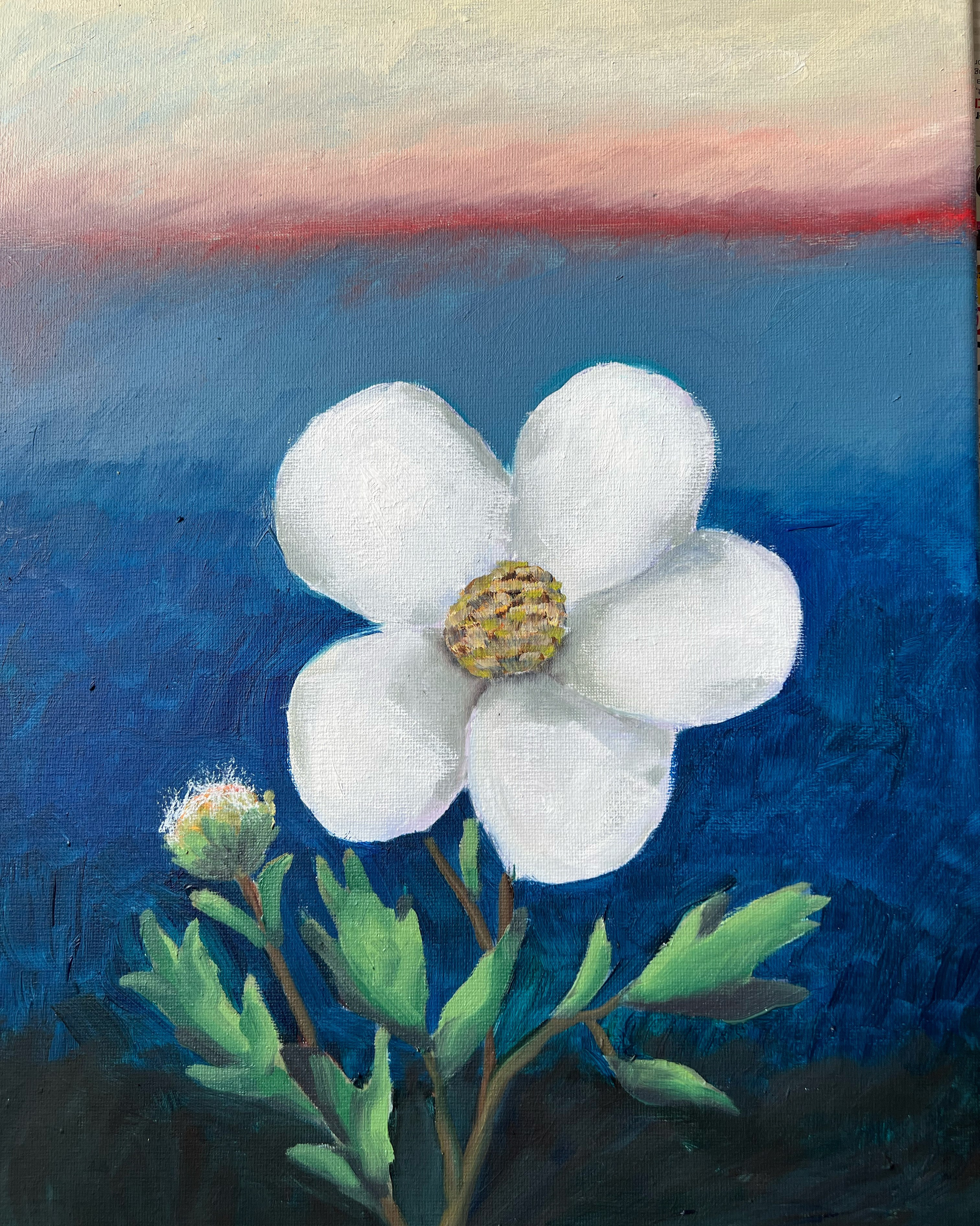 Title: Flowers Material: Oil on canvas Size: 40 x 30 cm Year: 2023