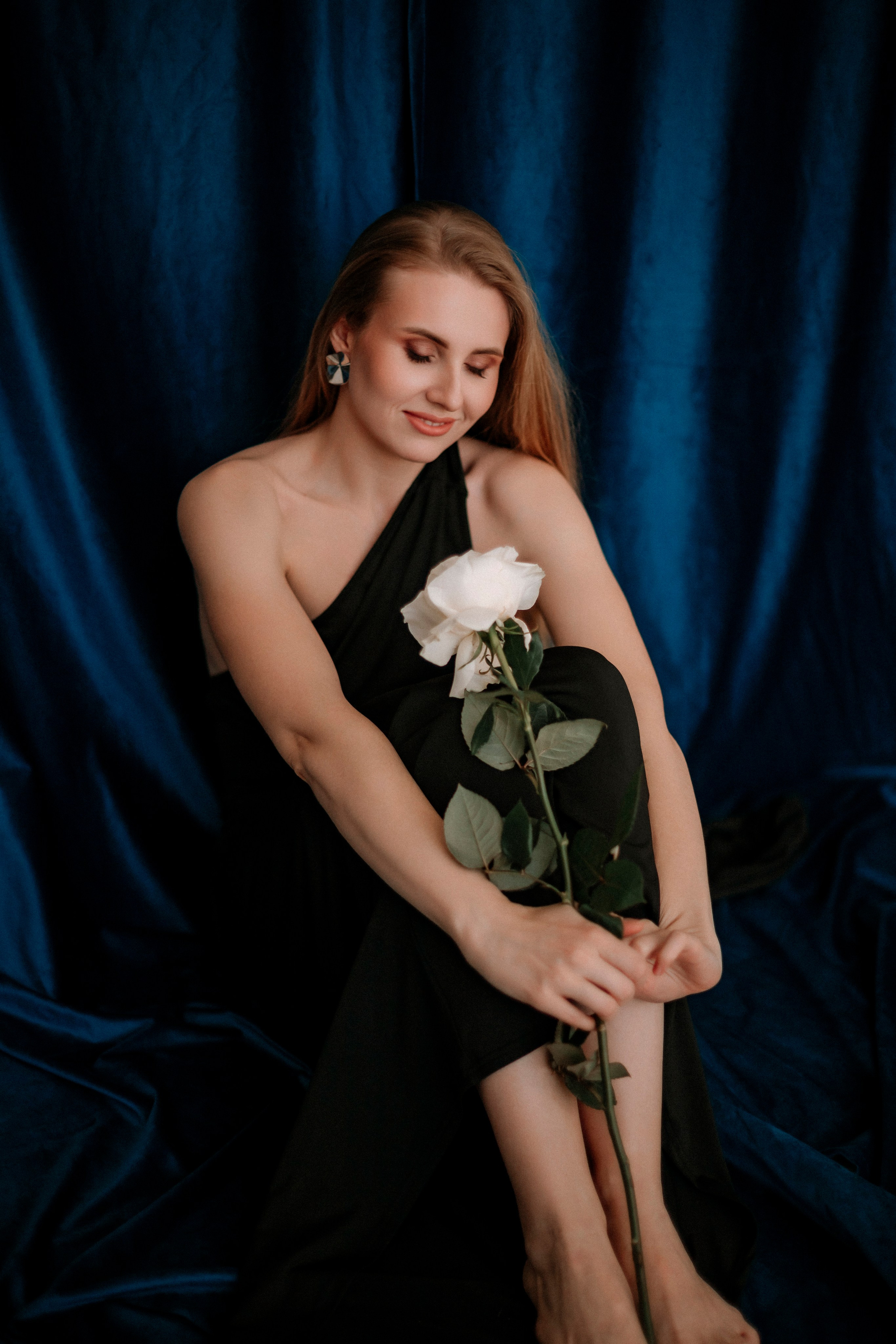 Съемка в тканях, Анастасия. Фотограф Калуга