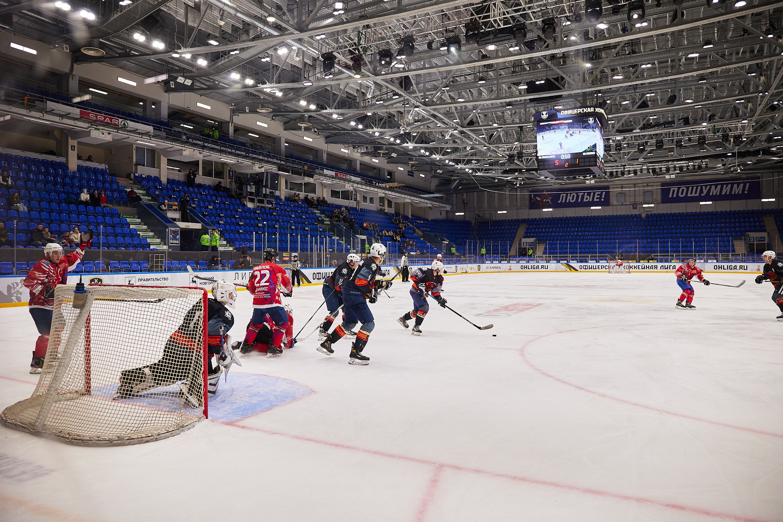 Репортаж. Офицерская хоккейная лига 2025 год. Спортивный фотограф Некрасов Денис