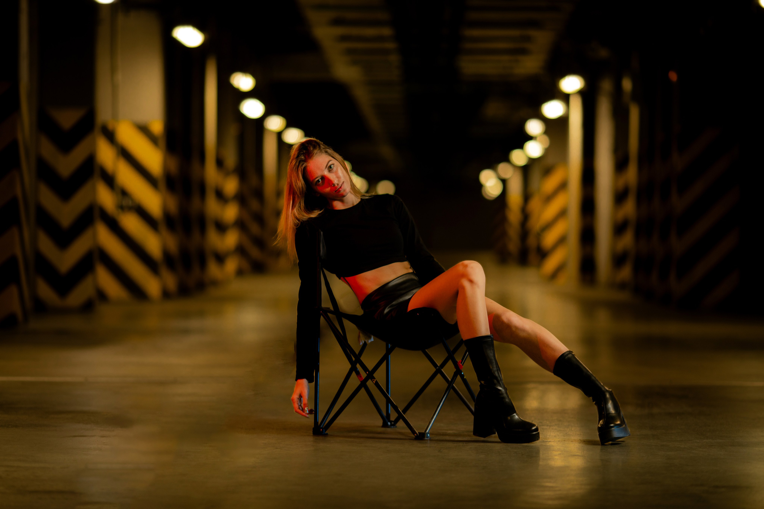 Parking Girl. Креативный фотограф Алексей Лем