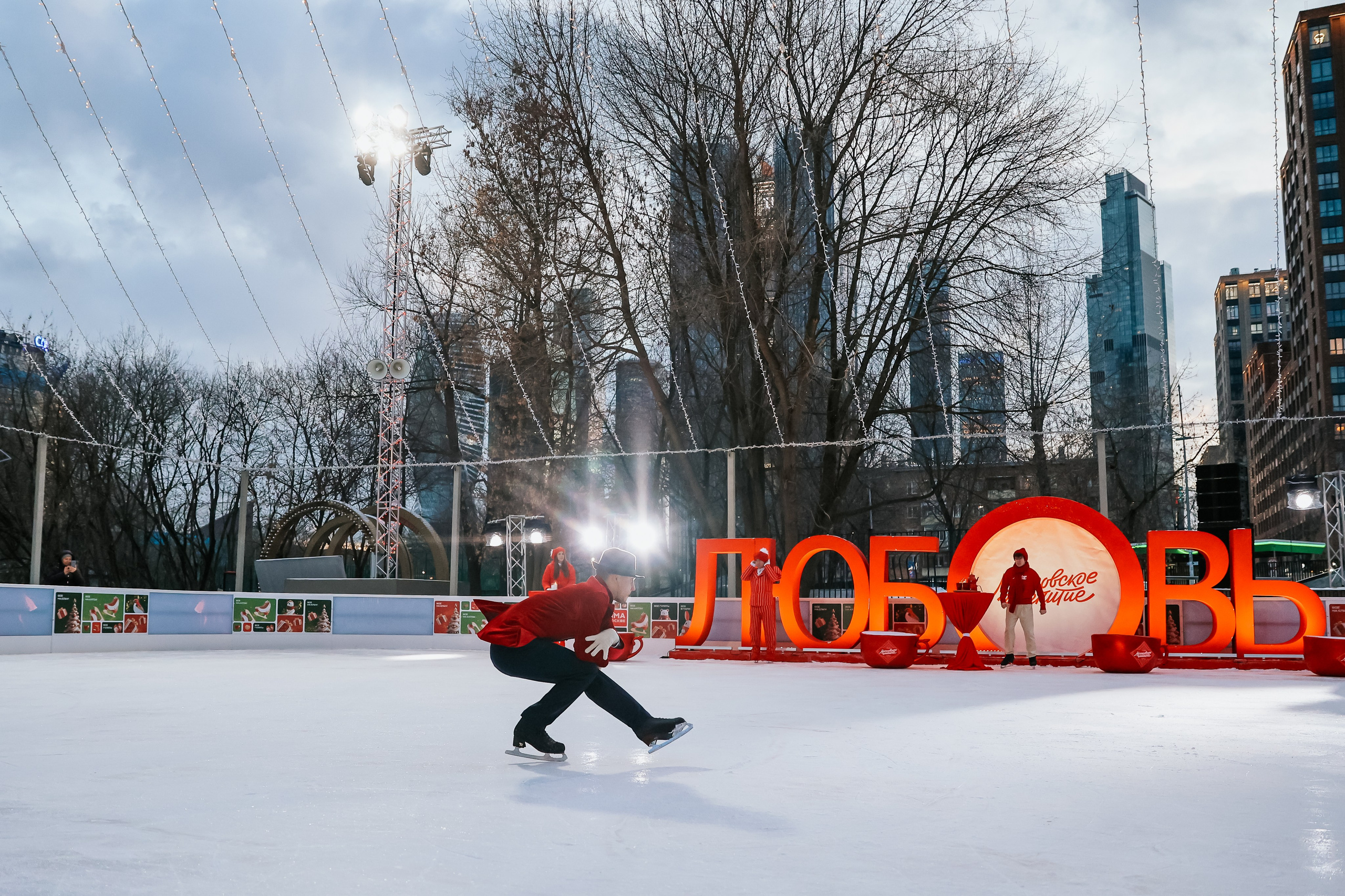 Ледовое шоу Сити каток Московское Чаепитие. Фотограф и видеограф Анна Домашенко