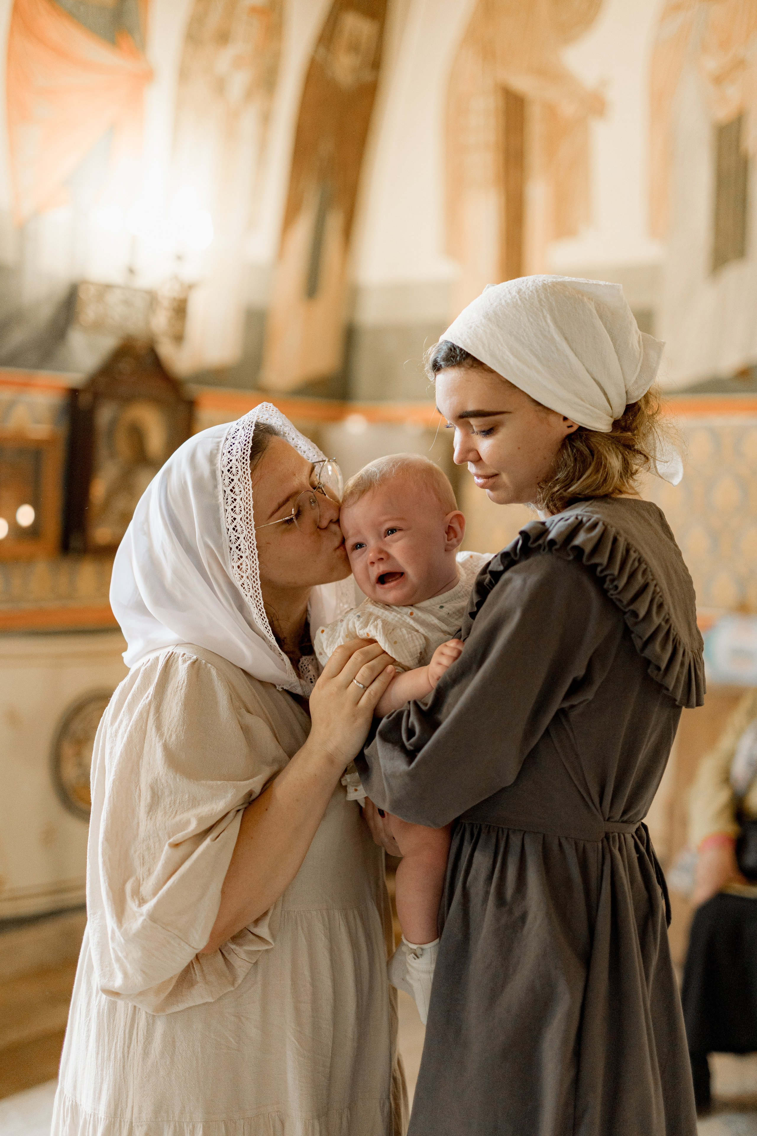 Таинство Крещения Веры. Фотограф новорождённых Newborn Москва