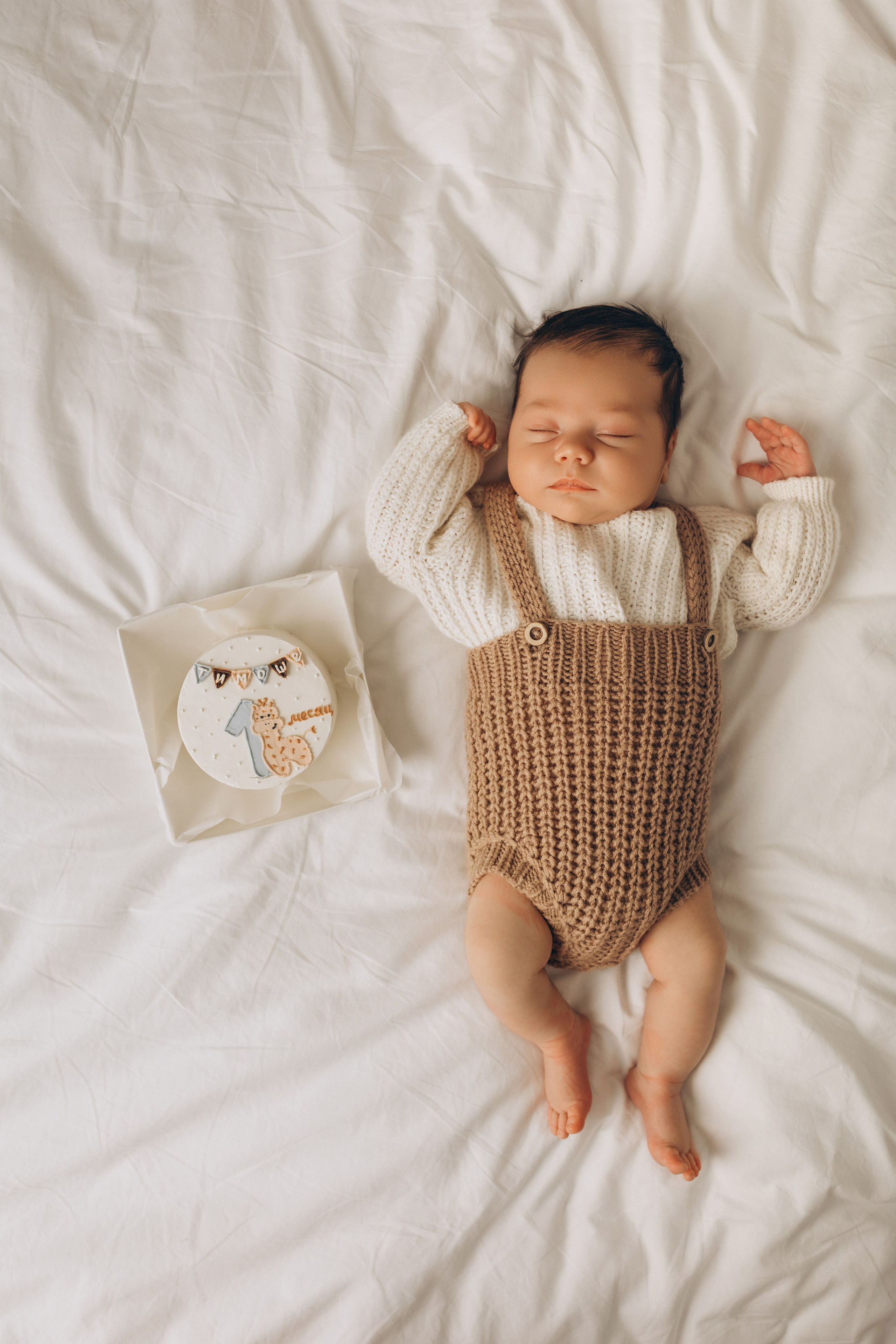 Тимофей 1 месяц. Фотограф новорождённых Newborn Москва