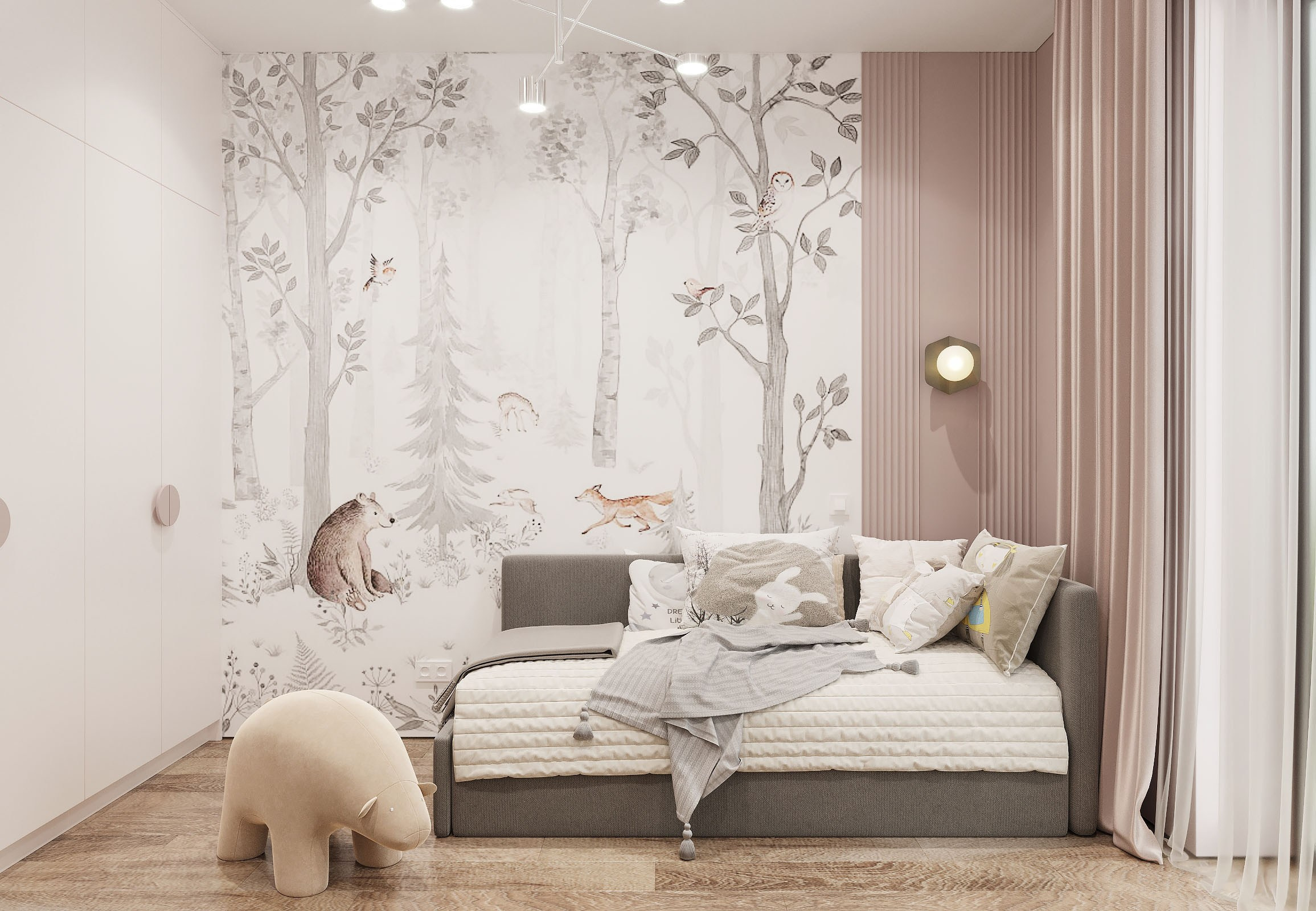 Дизайн-проект загородного частного дома в Ленинграской области. Дизайнер интерьера квартир и частных домов