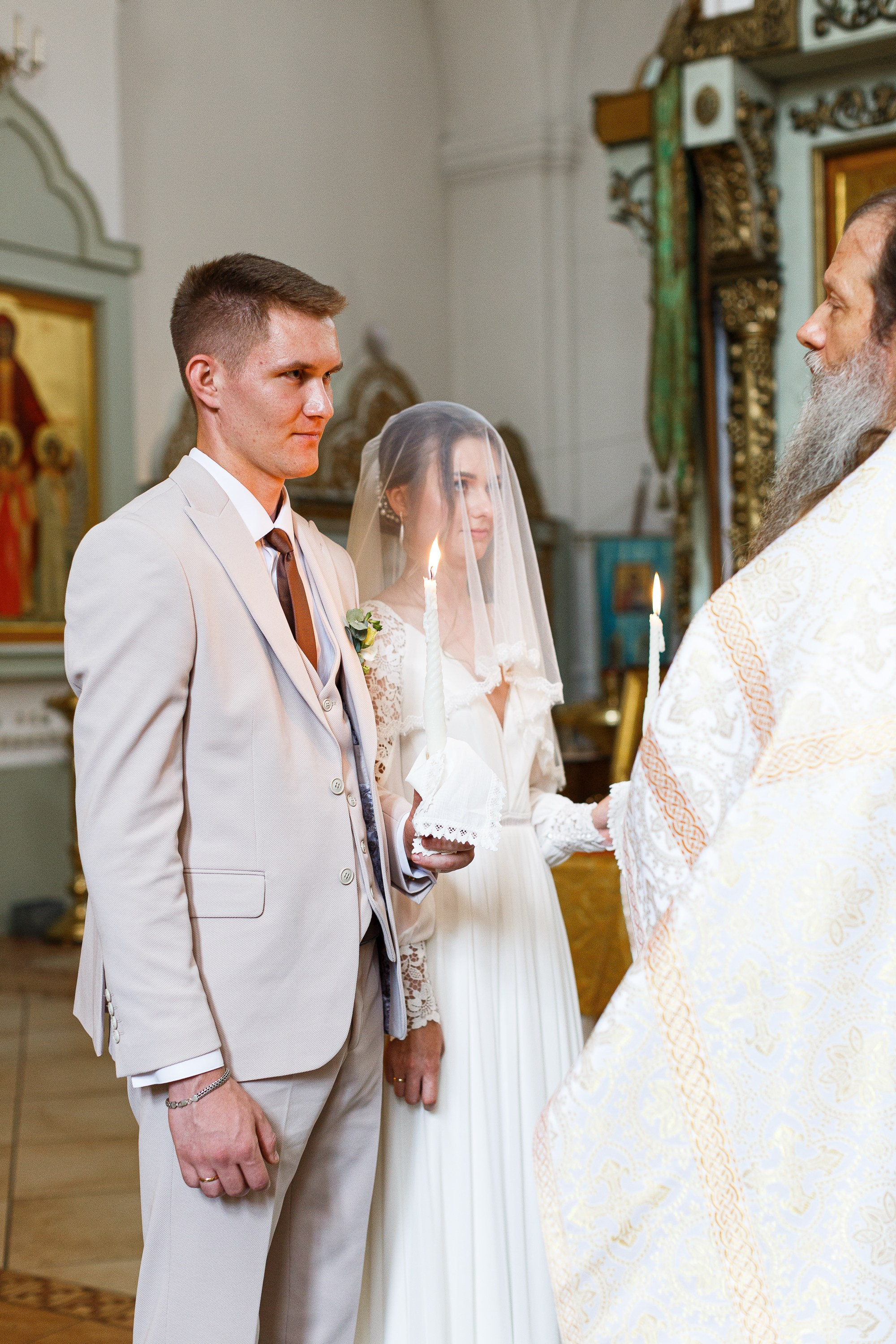 Венчание в храме Живоначальной Троицы на Шаболовке