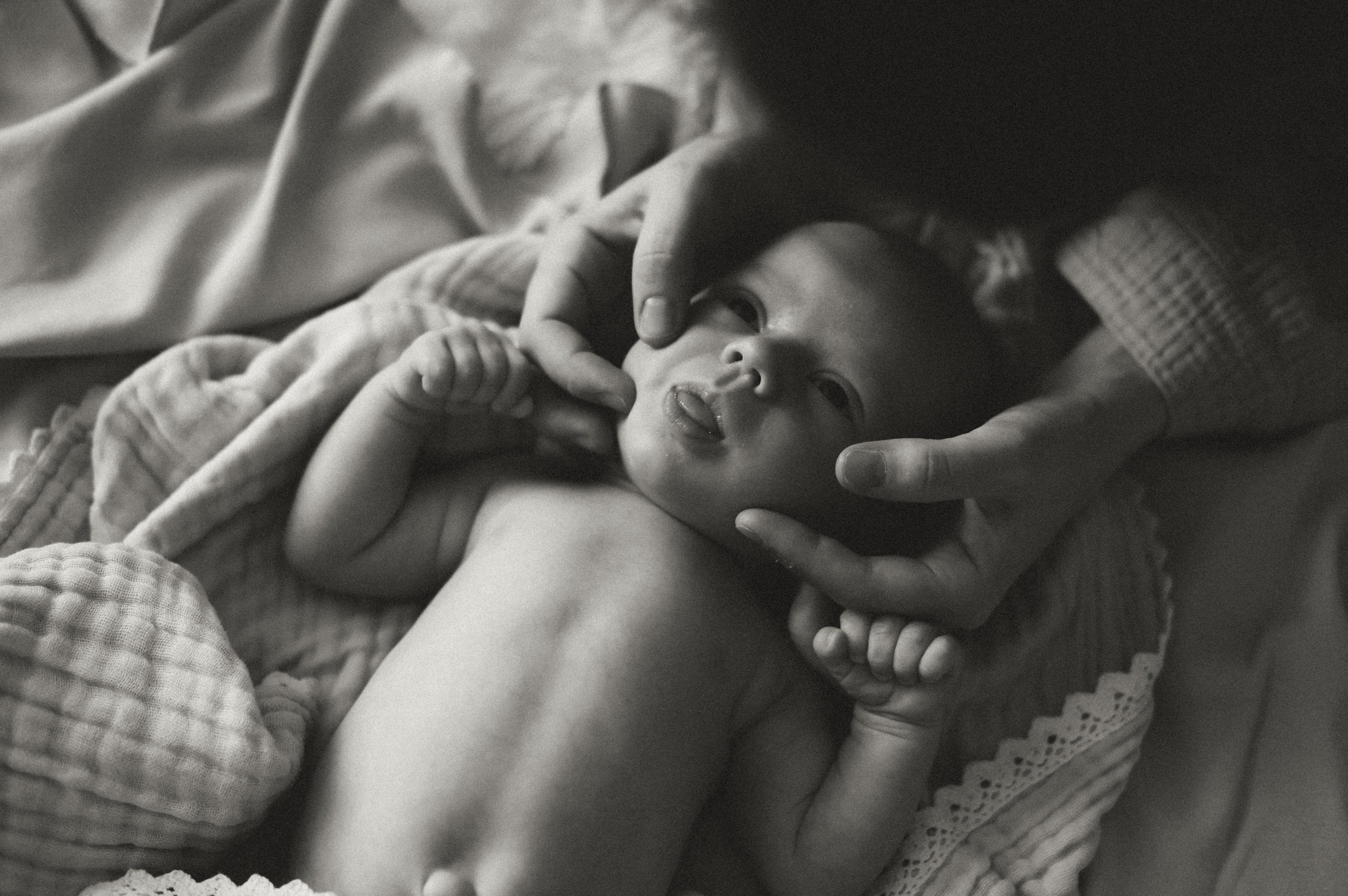 Первый месяц. Мама, папа и малыш. Семейный фотограф в г. Ставрополь, Сорокина Мария