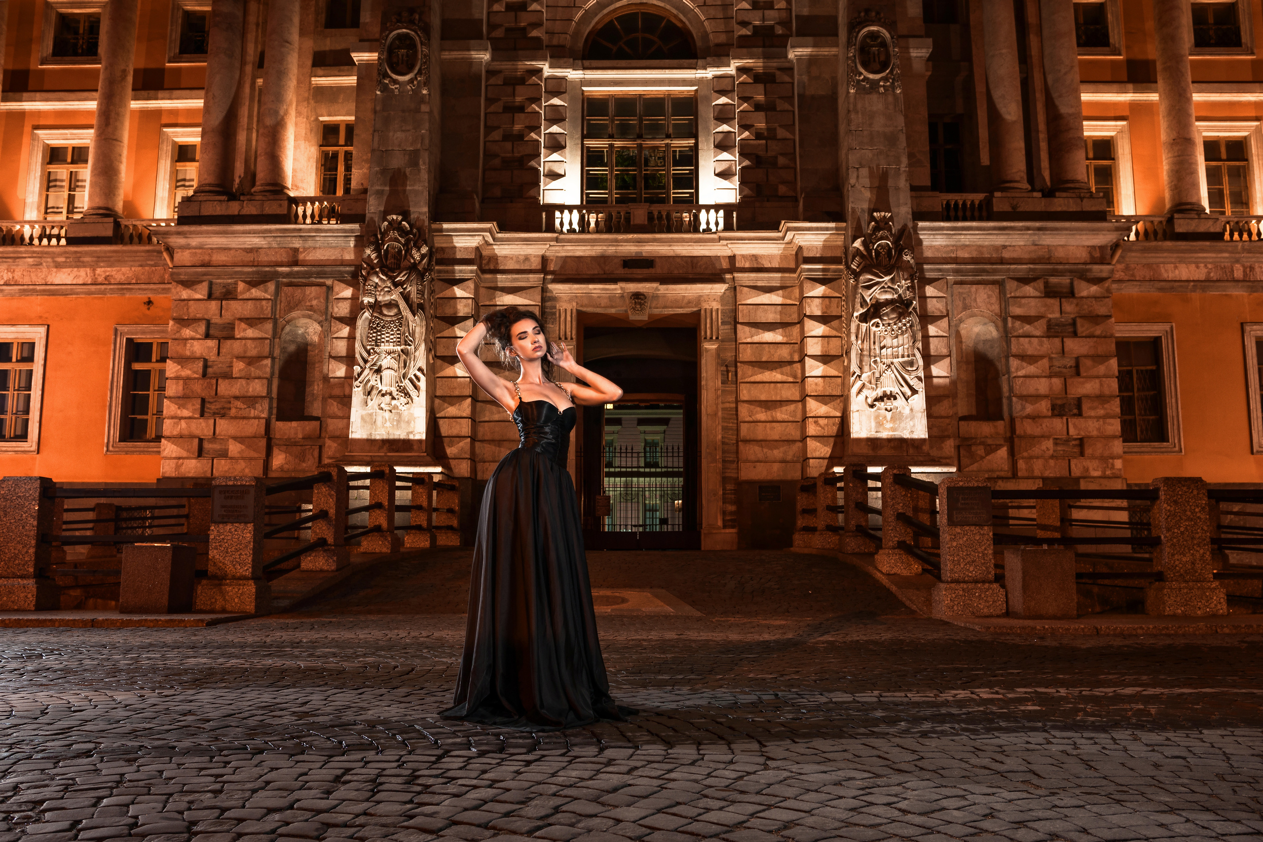 фотосъемка в Питере, фотосъемка в платье, исаакиевский собор,