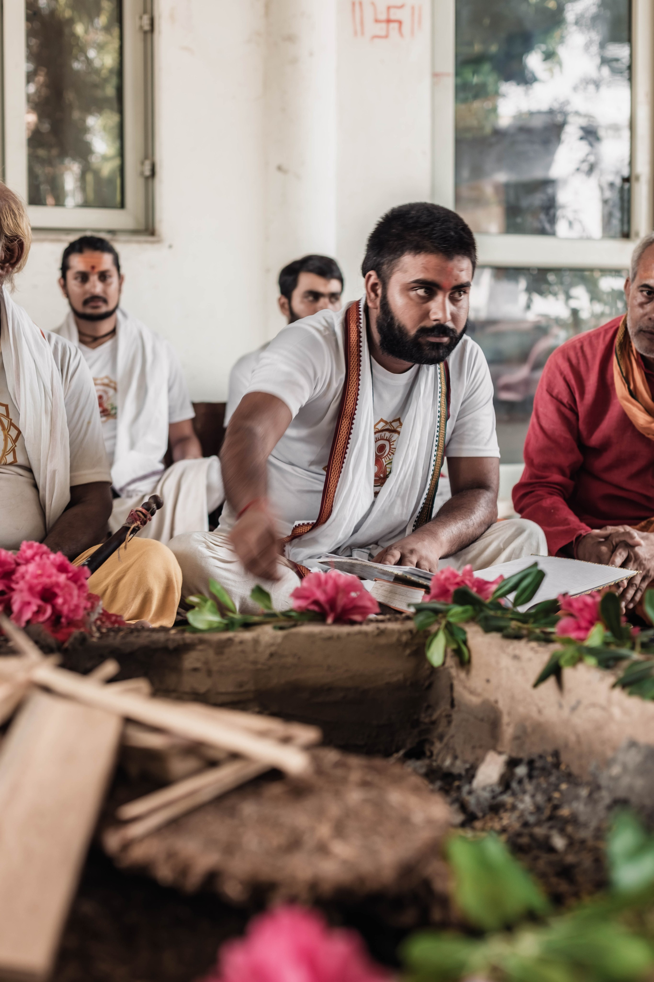 Pitri Paksha yagyas & poojas Devraha Baba ji ashram. Mariam Bagdasaryan